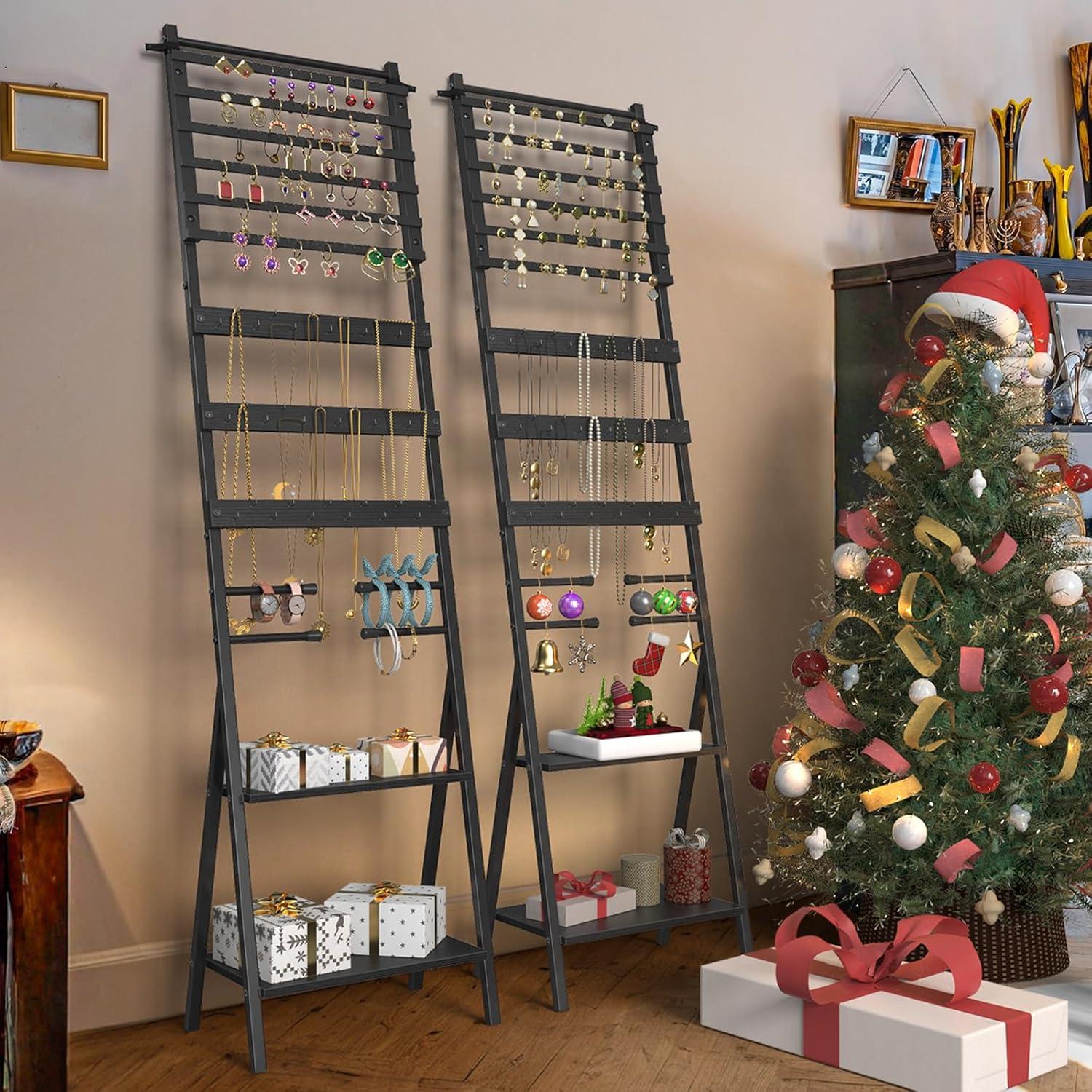 Soporte Organizador de Joyería NOVIMANGO Negro 54 Agujeros