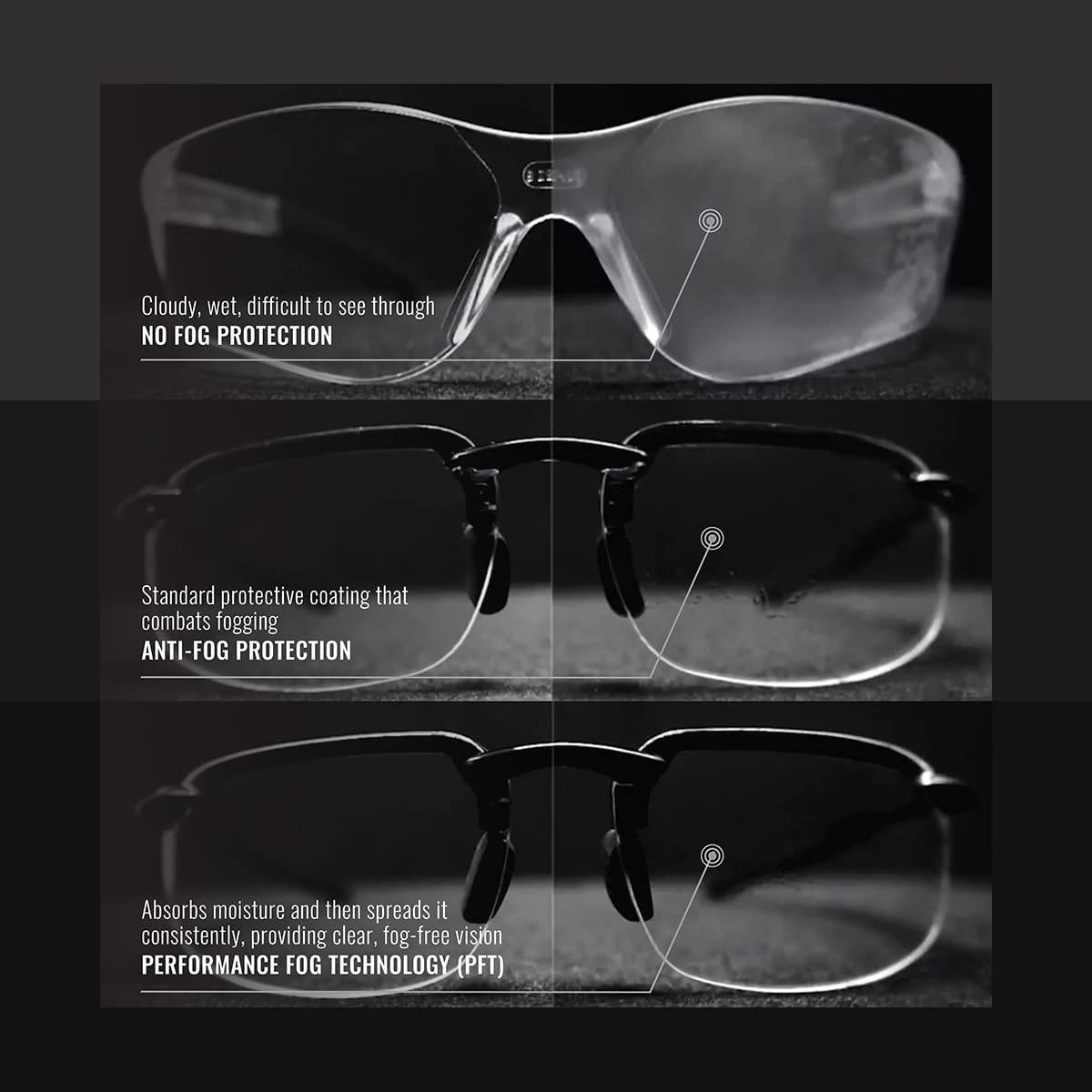 Gafas de Seguridad Bullhead BH991PFT Antivaho Lentes Transparentes
