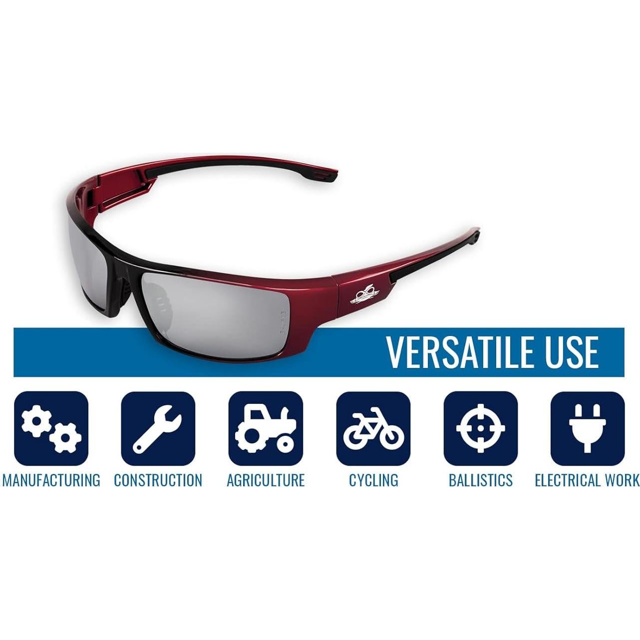 Gafas de Seguridad Bullhead BH9117 Lentes Dobles Antirayaduras