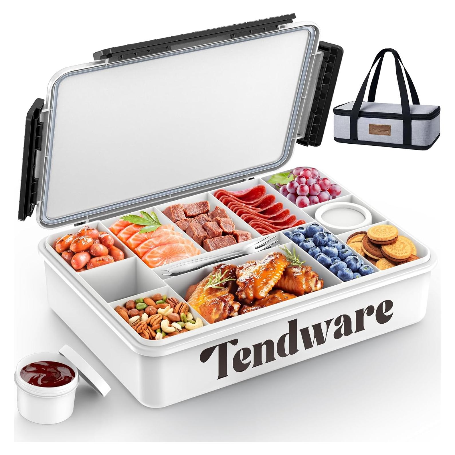 Contenedor de Snacks Portátil Tendware 12 Compartimentos Aislado