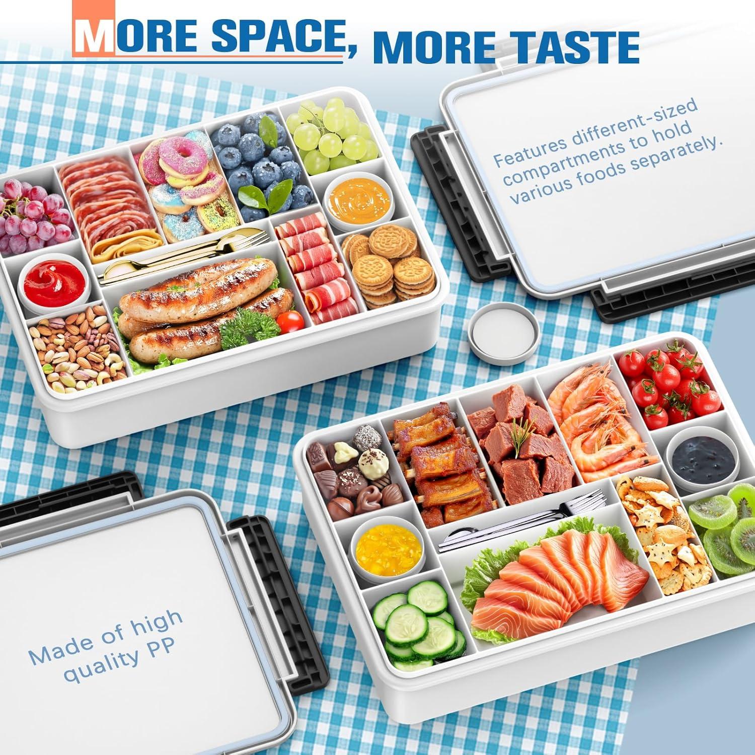 Contenedor de Snacks Portátil Tendware 12 Compartimentos Aislado