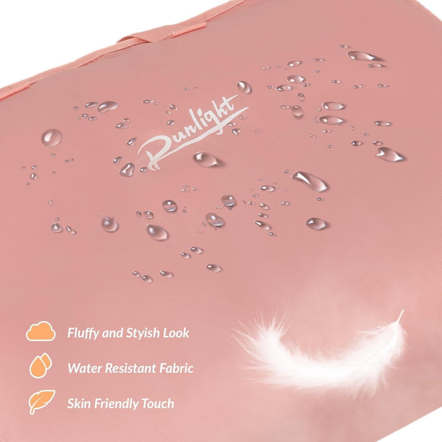 Cubos de Empaque Expandibles Runlight Rosa 5 Bolsillos Viaje