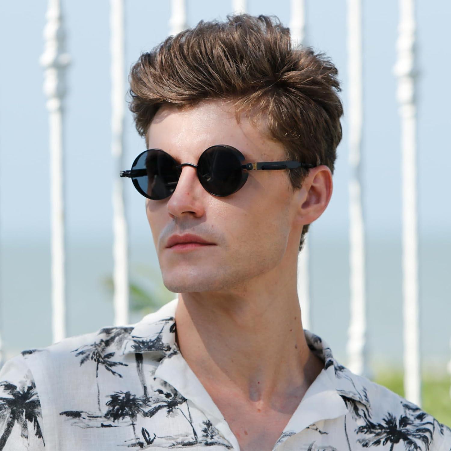 Gafas de Sol Redondas Metal UV400 Dollger - 2 Pares