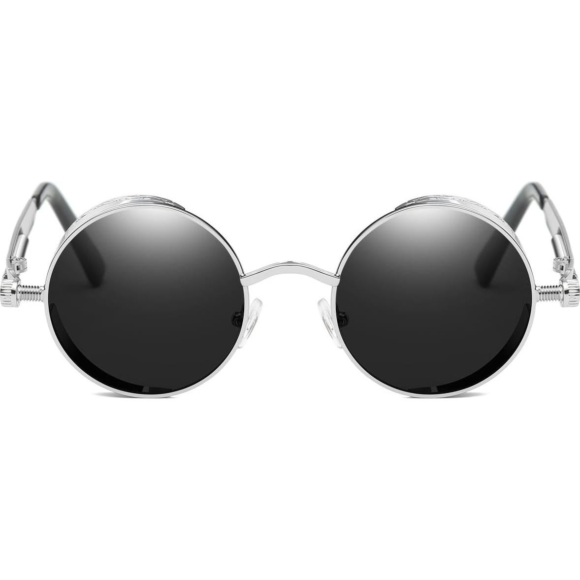 Gafas de sol redondas Dollger UV400 metal retro estilo