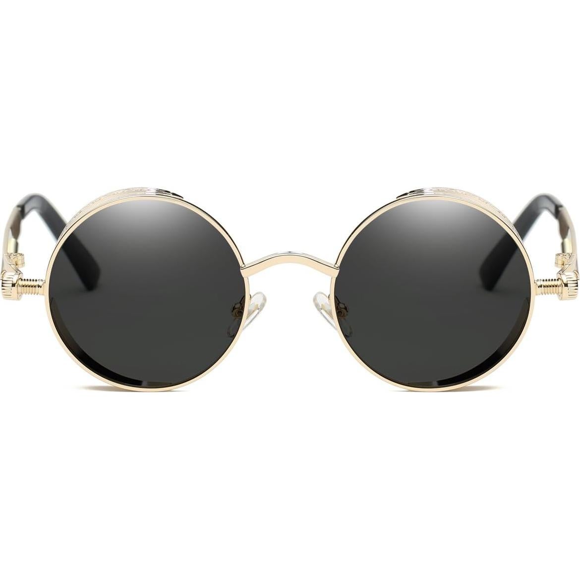 Gafas de Sol Redondas Steampunk Dollger UV400 Metal