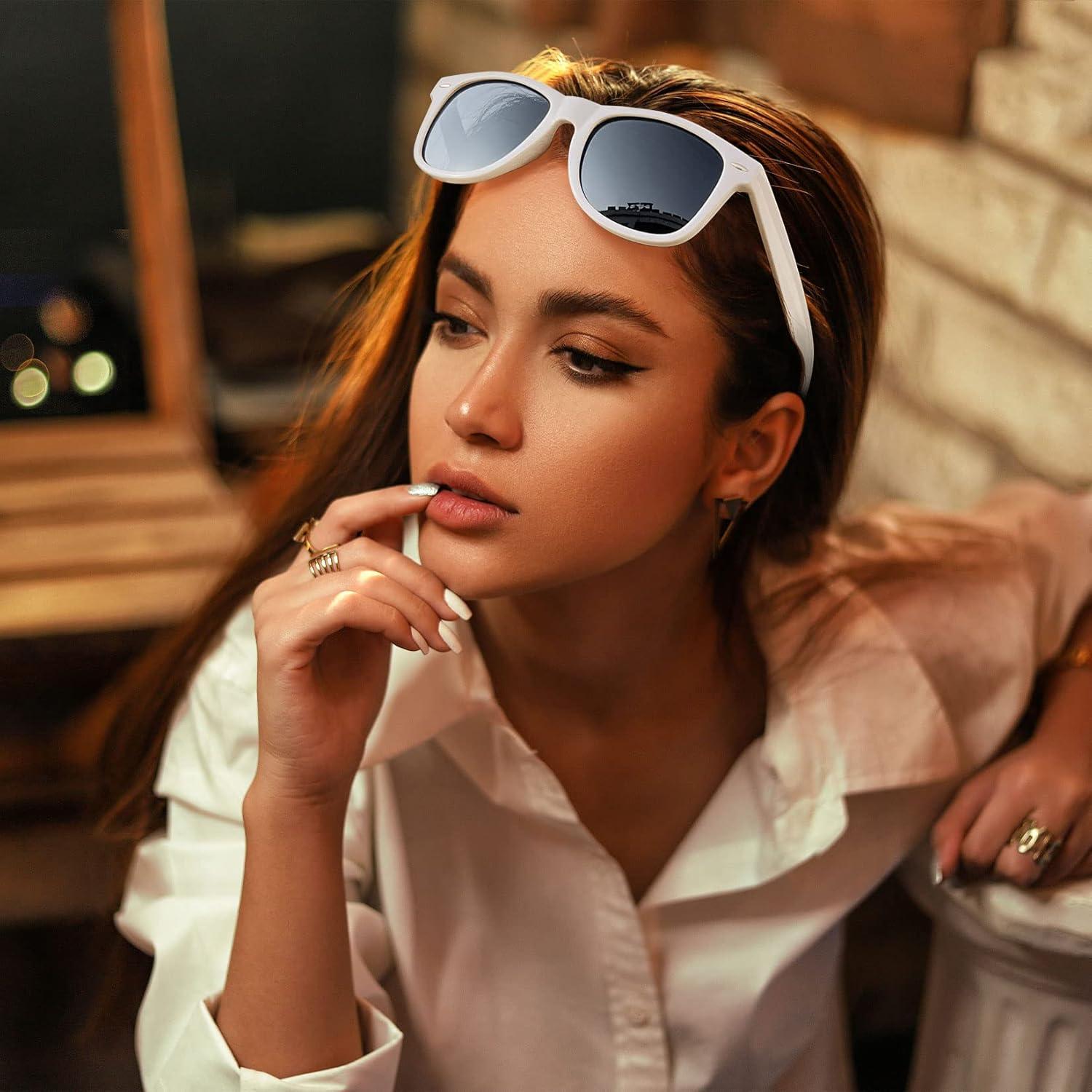 Gafas de sol cuadradas Joopin UV400 polarizadas unisex