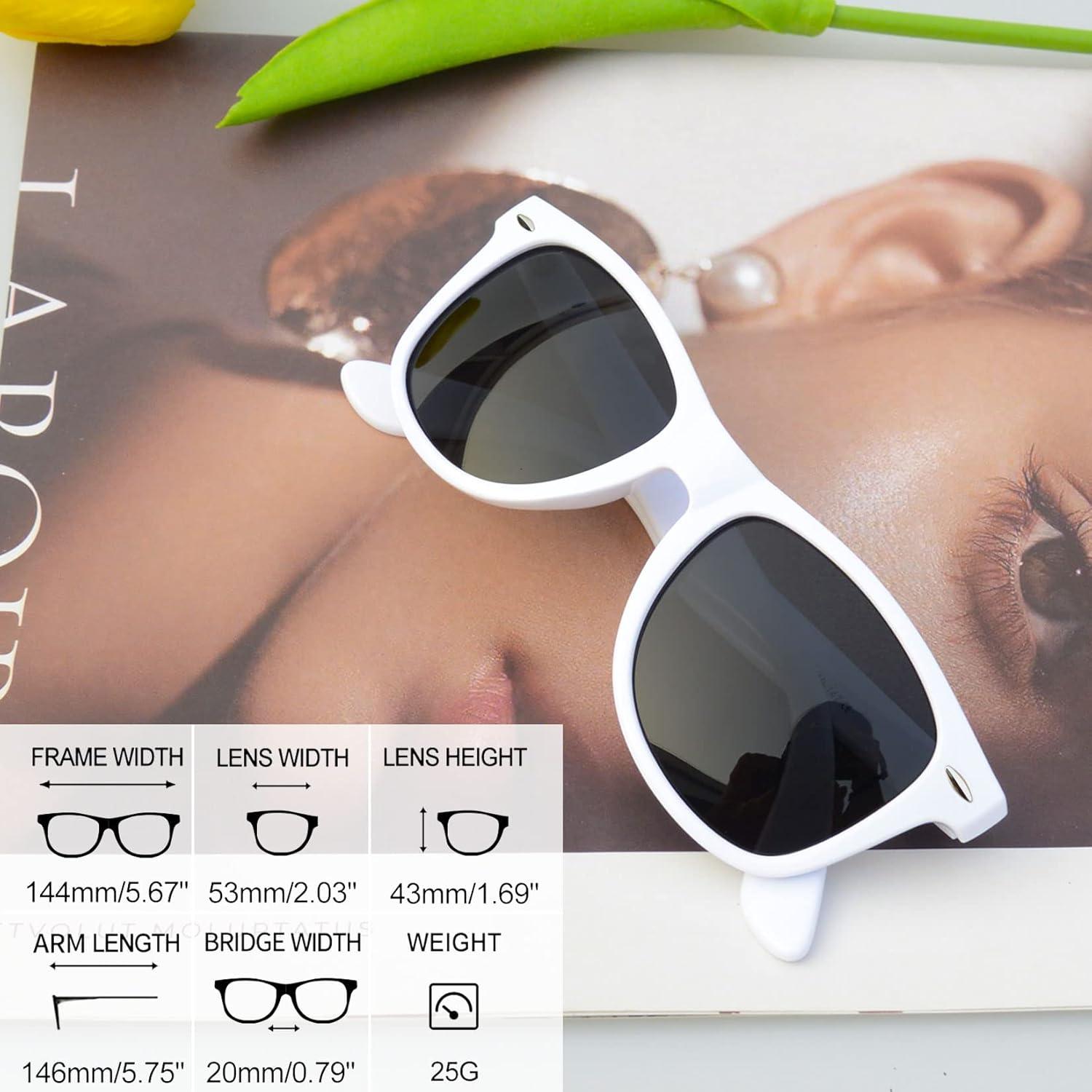 Gafas de sol cuadradas Joopin UV400 polarizadas unisex