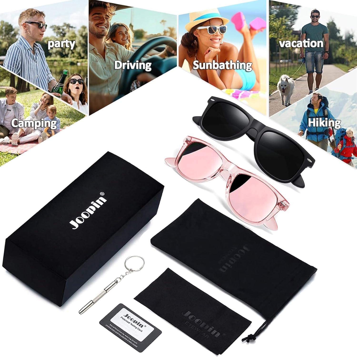 Gafas de sol Joopin cuadradas polarizadas UV400 unisex