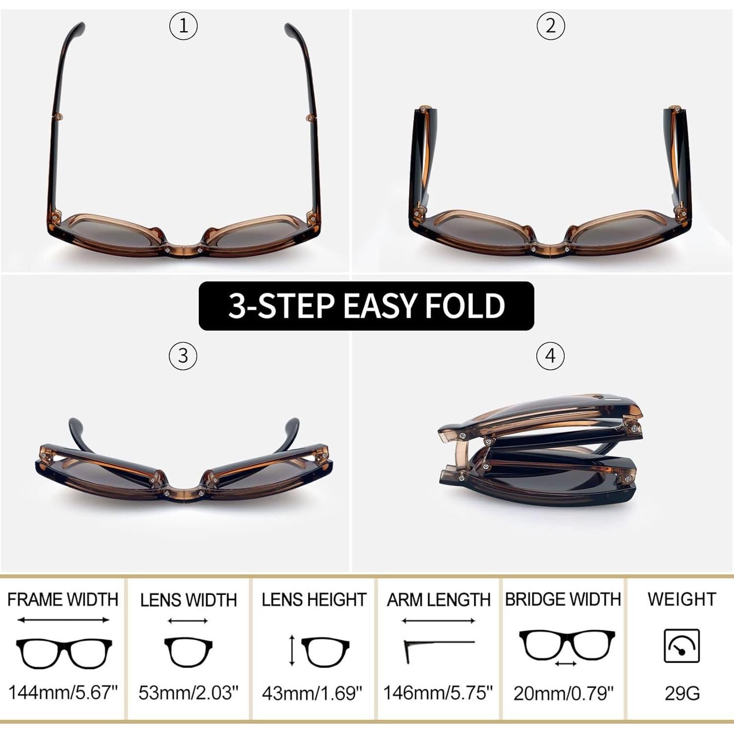 Gafas de sol Joopin cuadradas polarizadas UV400 para hombres y mujeres