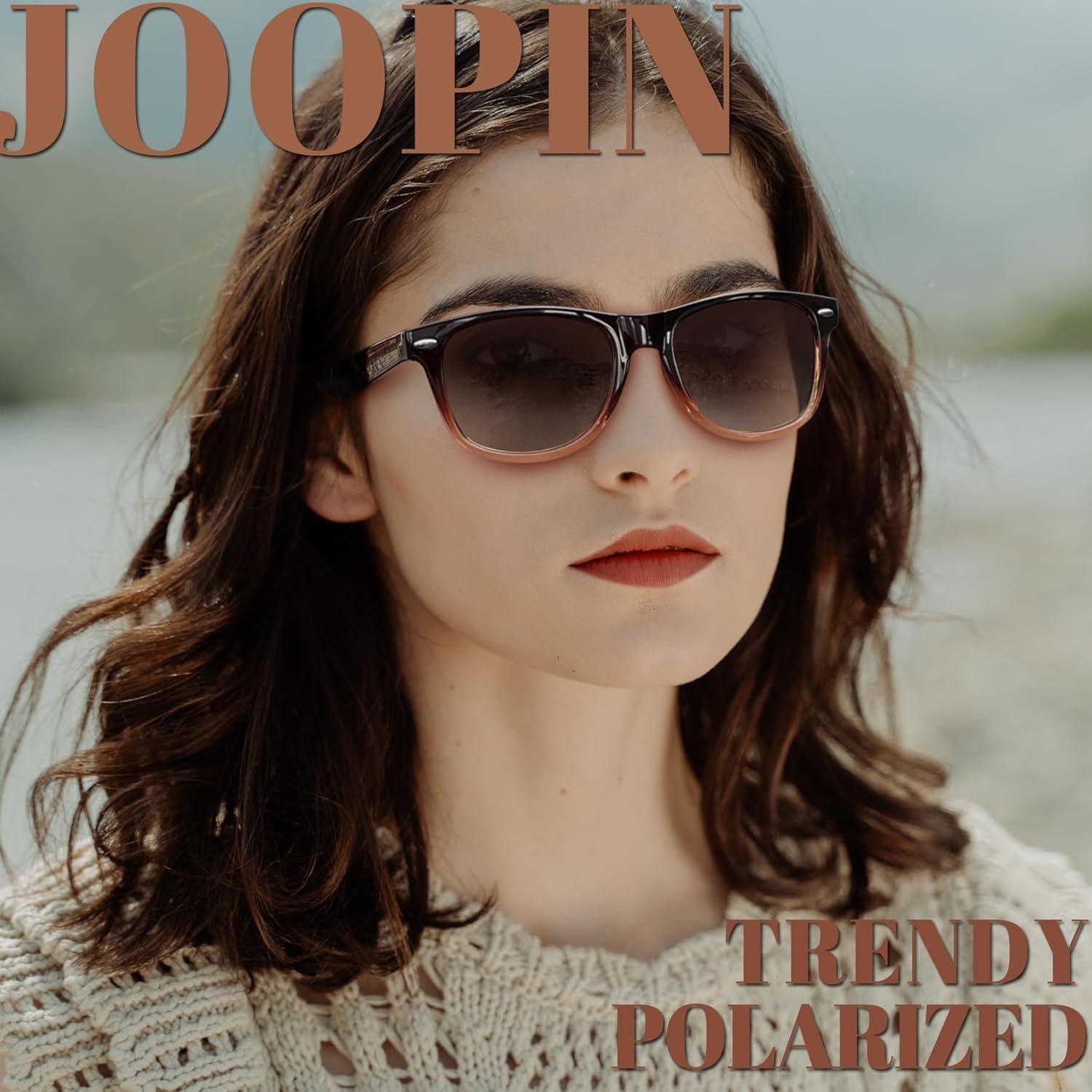 Gafas de sol Joopin cuadradas polarizadas UV400 para hombres y mujeres