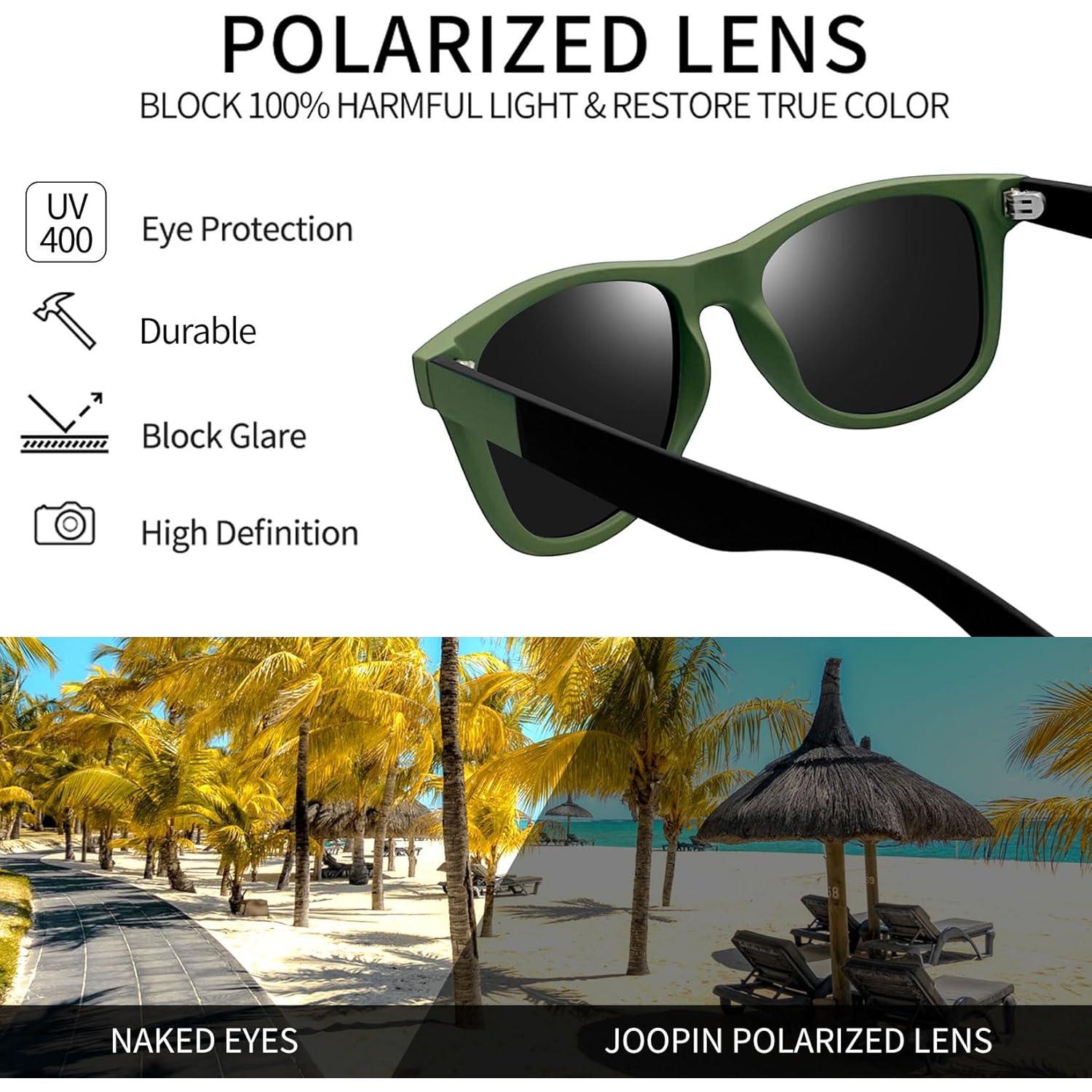 Gafas de sol Joopin cuadradas polarizadas UV400 unisex