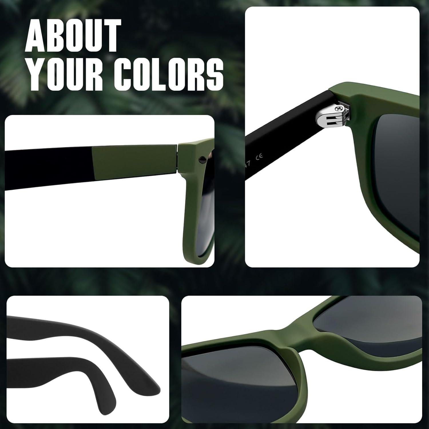 Gafas de sol Joopin cuadradas polarizadas UV400 unisex