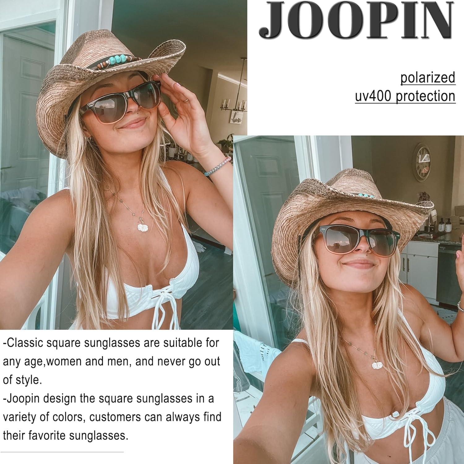 Gafas de sol Joopin cuadradas polarizadas UV400 unisex