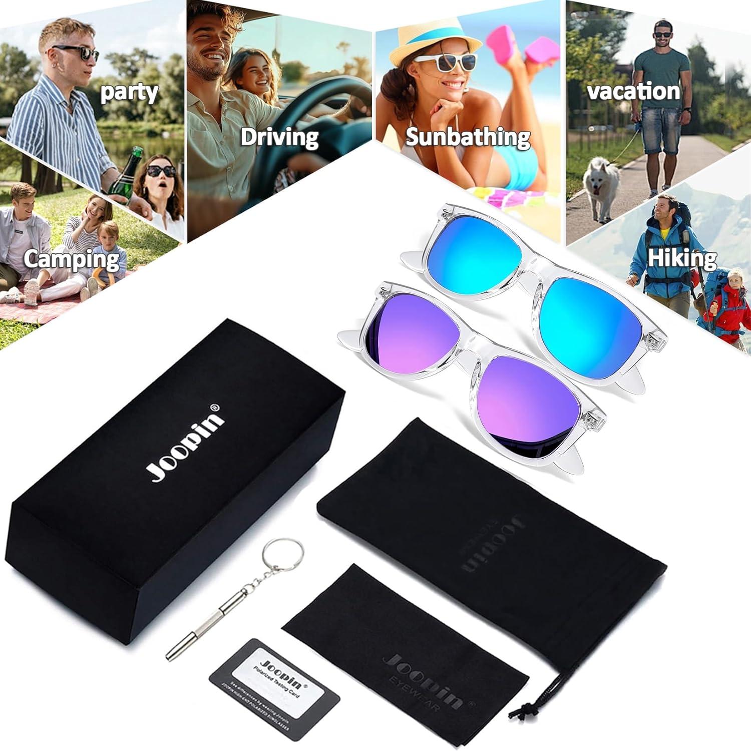 Gafas de sol Joopin polarizadas UV400 unisex grandes