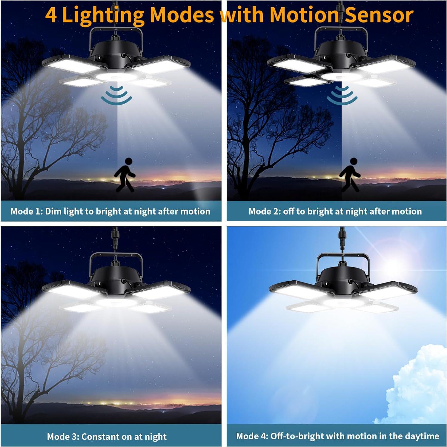 Luz Solar Auzev 176 LED con Control Remoto y Sensor