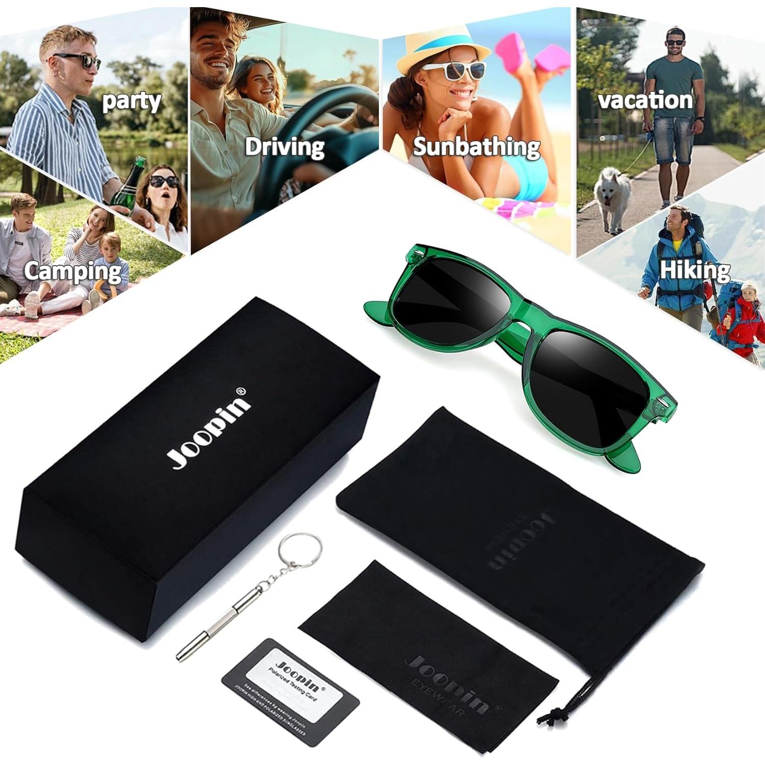 Gafas de sol Joopin cuadradas polarizadas UV400 unisex