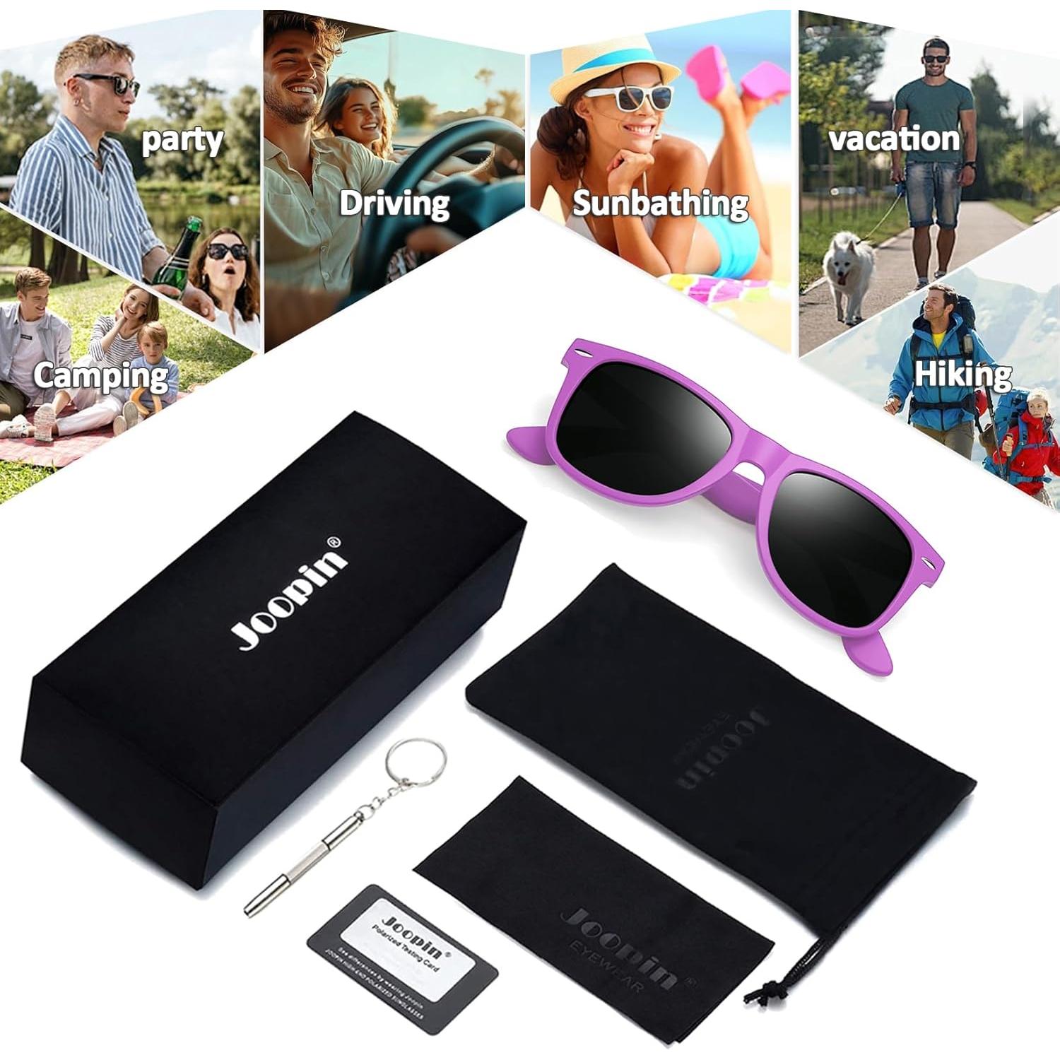 Gafas de sol Joopin cuadradas polarizadas UV400 unisex