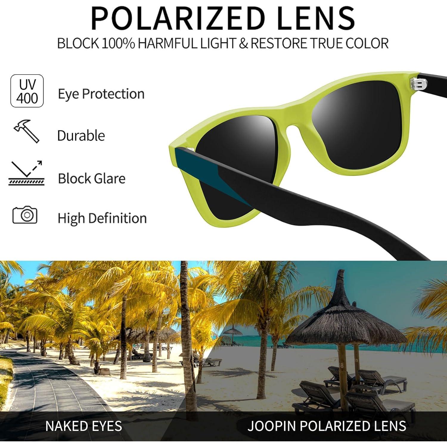 Gafas de sol Joopin cuadradas polarizadas UV400 unisex
