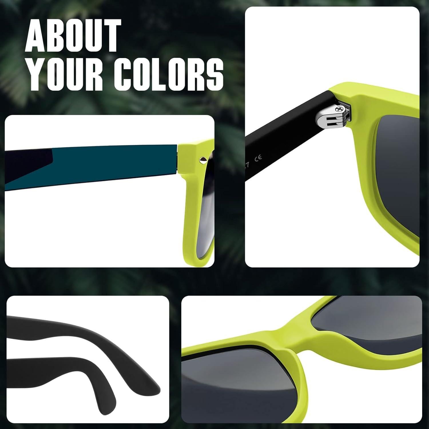 Gafas de sol Joopin cuadradas polarizadas UV400 unisex