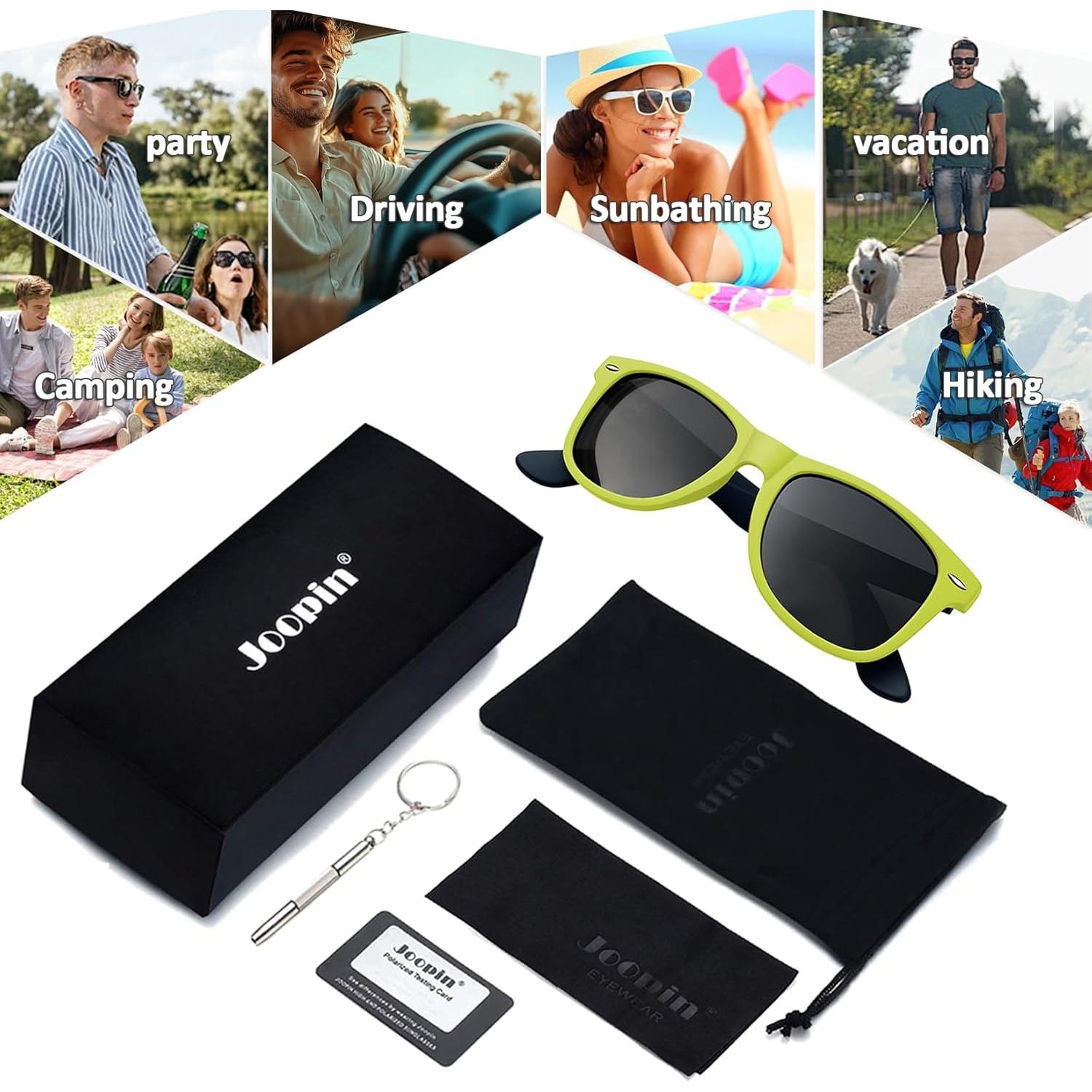 Gafas de sol Joopin cuadradas polarizadas UV400 unisex