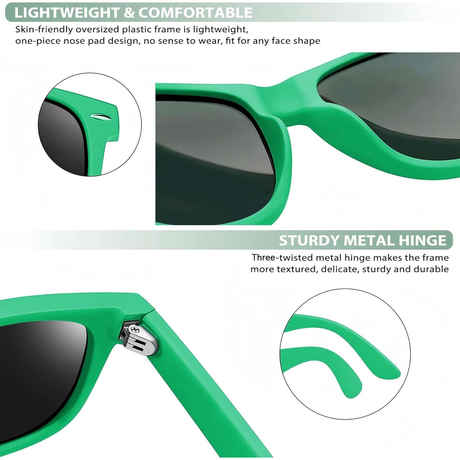 Gafas de sol Joopin cuadradas polarizadas UV400 unisex