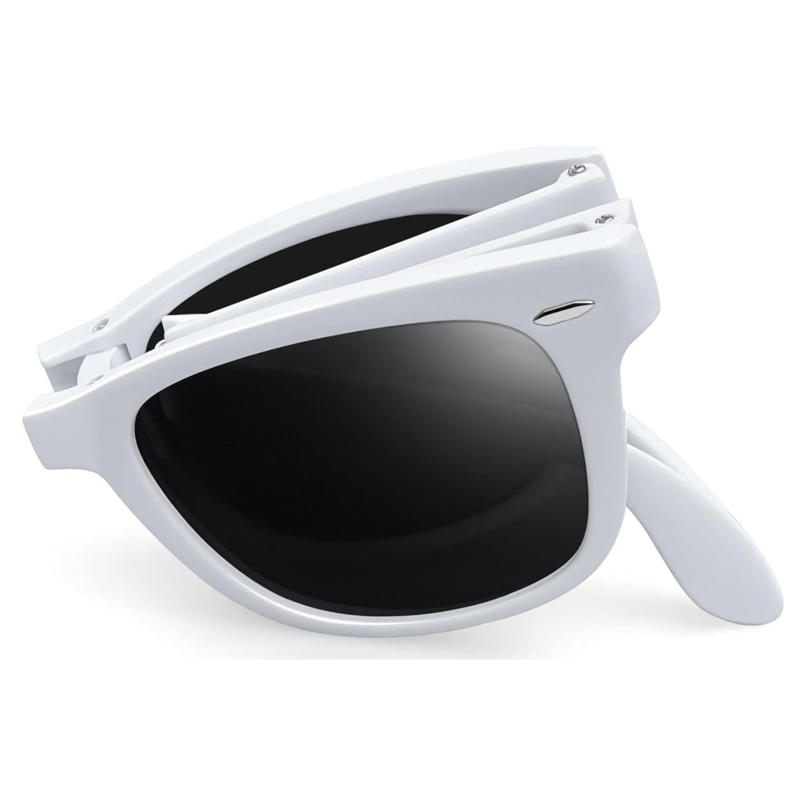 Gafas de sol Joopin plegables UV400 polarizadas blancas
