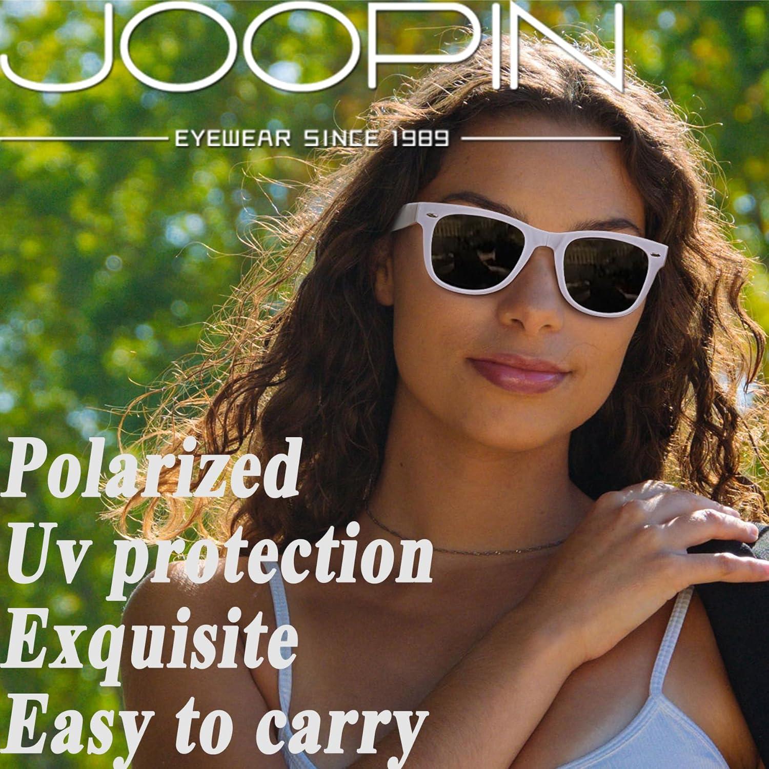 Gafas de sol Joopin plegables UV400 polarizadas blancas