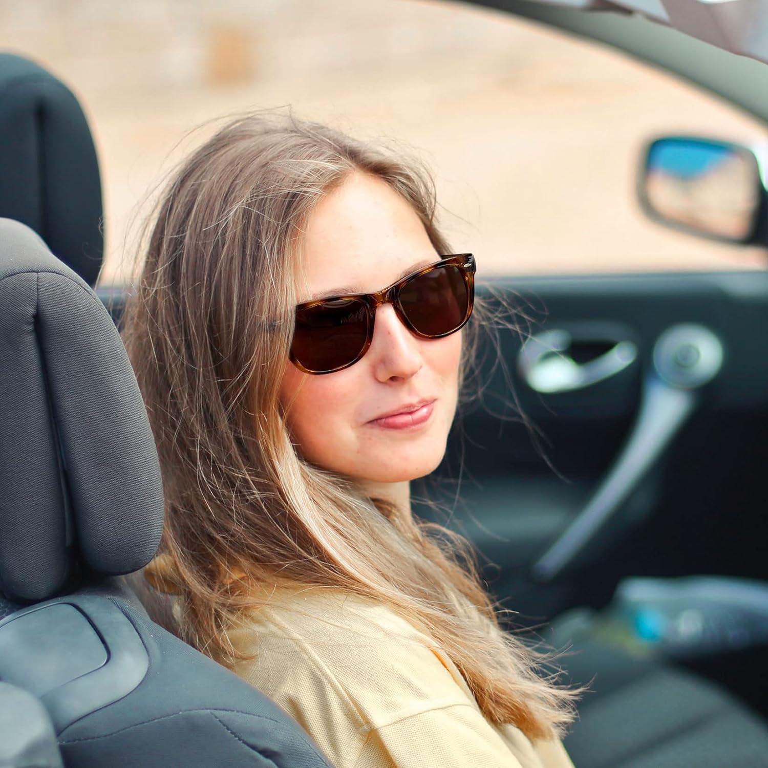 Gafas de sol Joopin cuadradas polarizadas UV400 marrón