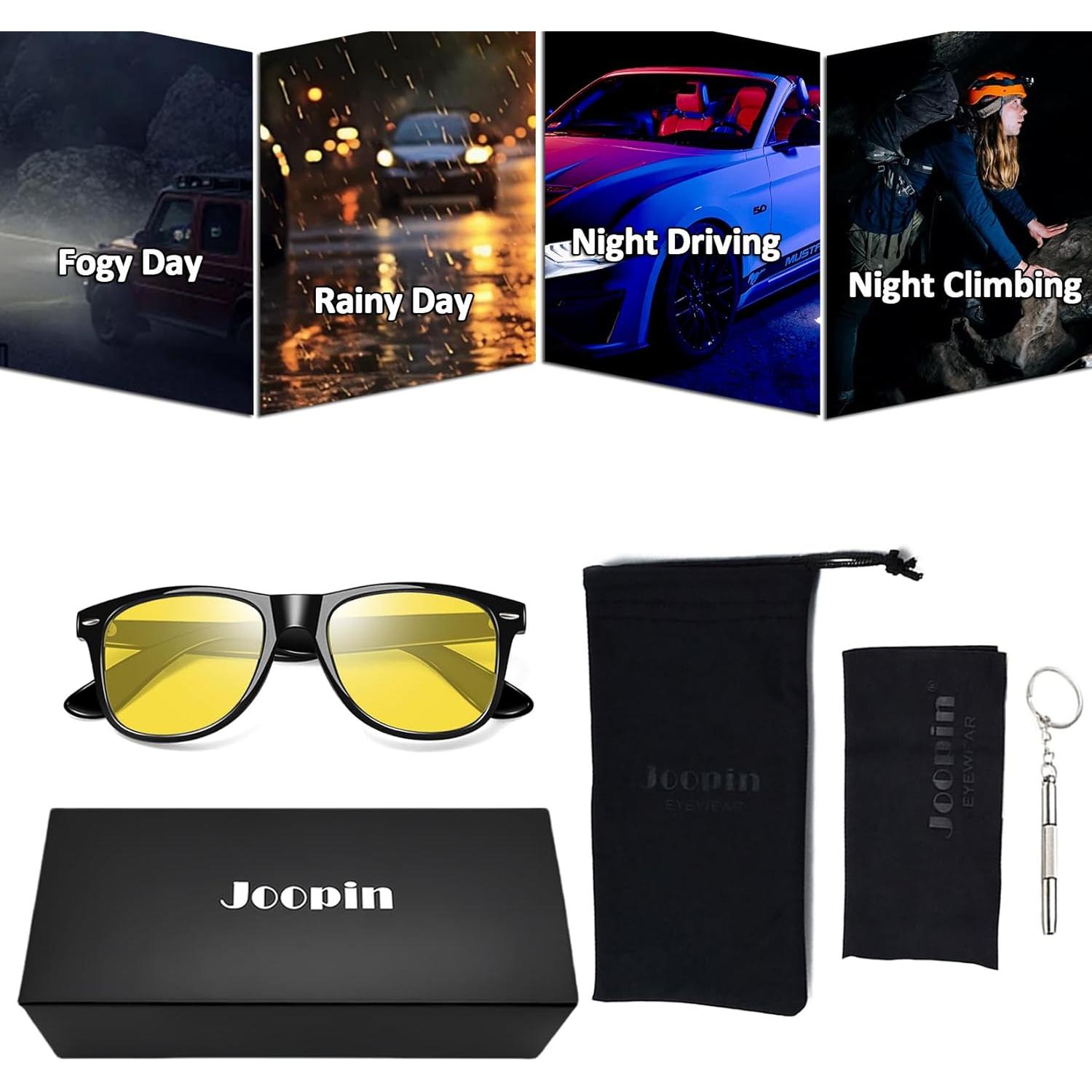 Gafas de sol Joopin UV400 cuadradas unisex para conducción