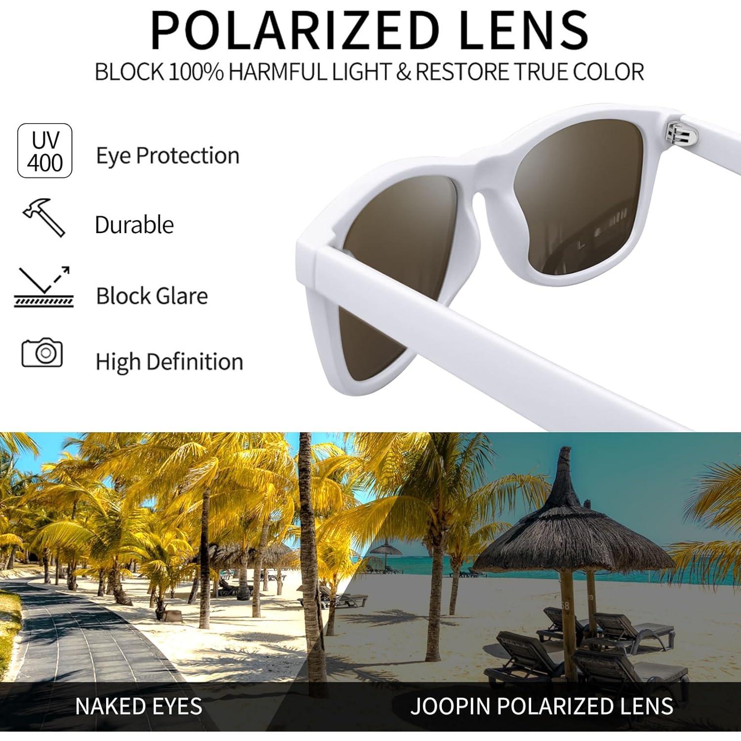 Gafas de sol Joopin cuadradas polarizadas UV400 unisex