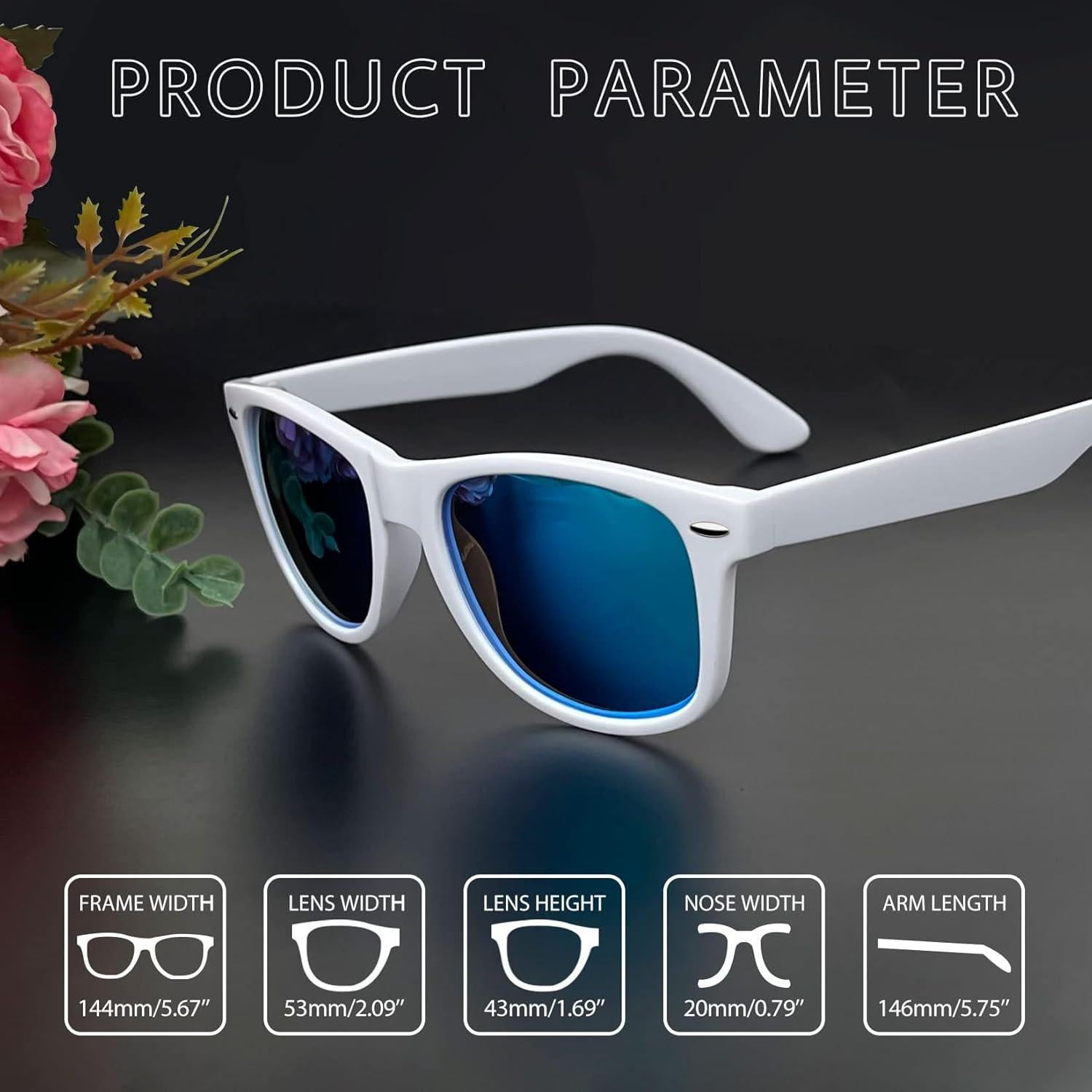 Gafas de sol Joopin cuadradas polarizadas UV400 unisex