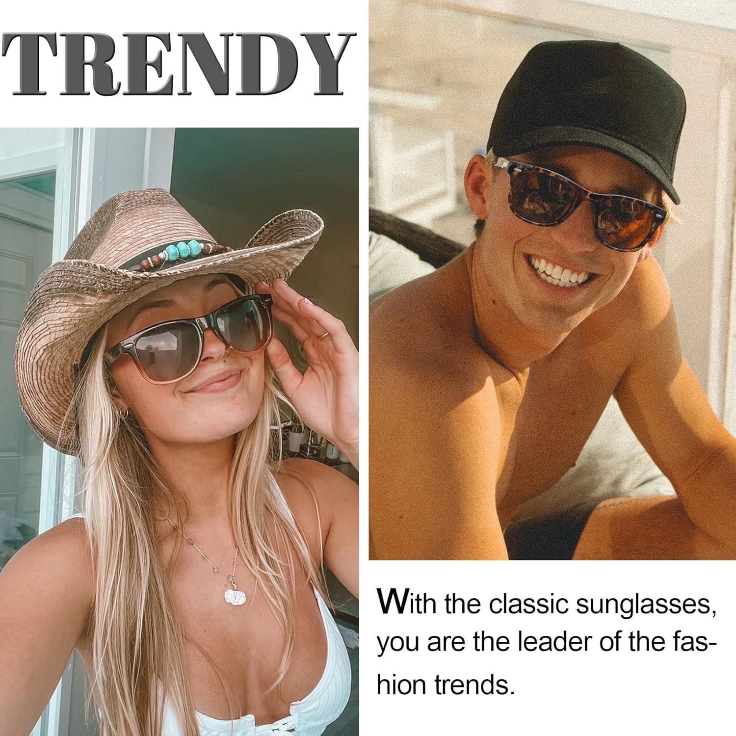 Gafas de sol Joopin cuadradas polarizadas UV400 unisex