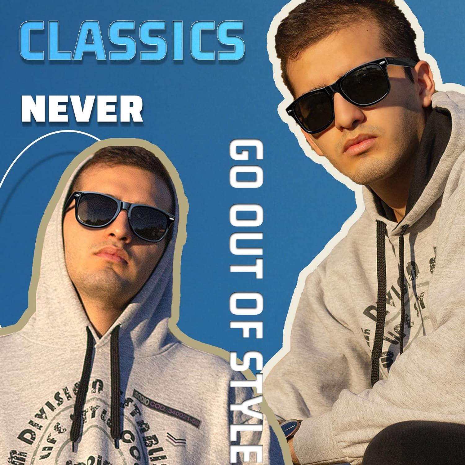 Gafas de sol Joopin cuadradas polarizadas UV400 unisex