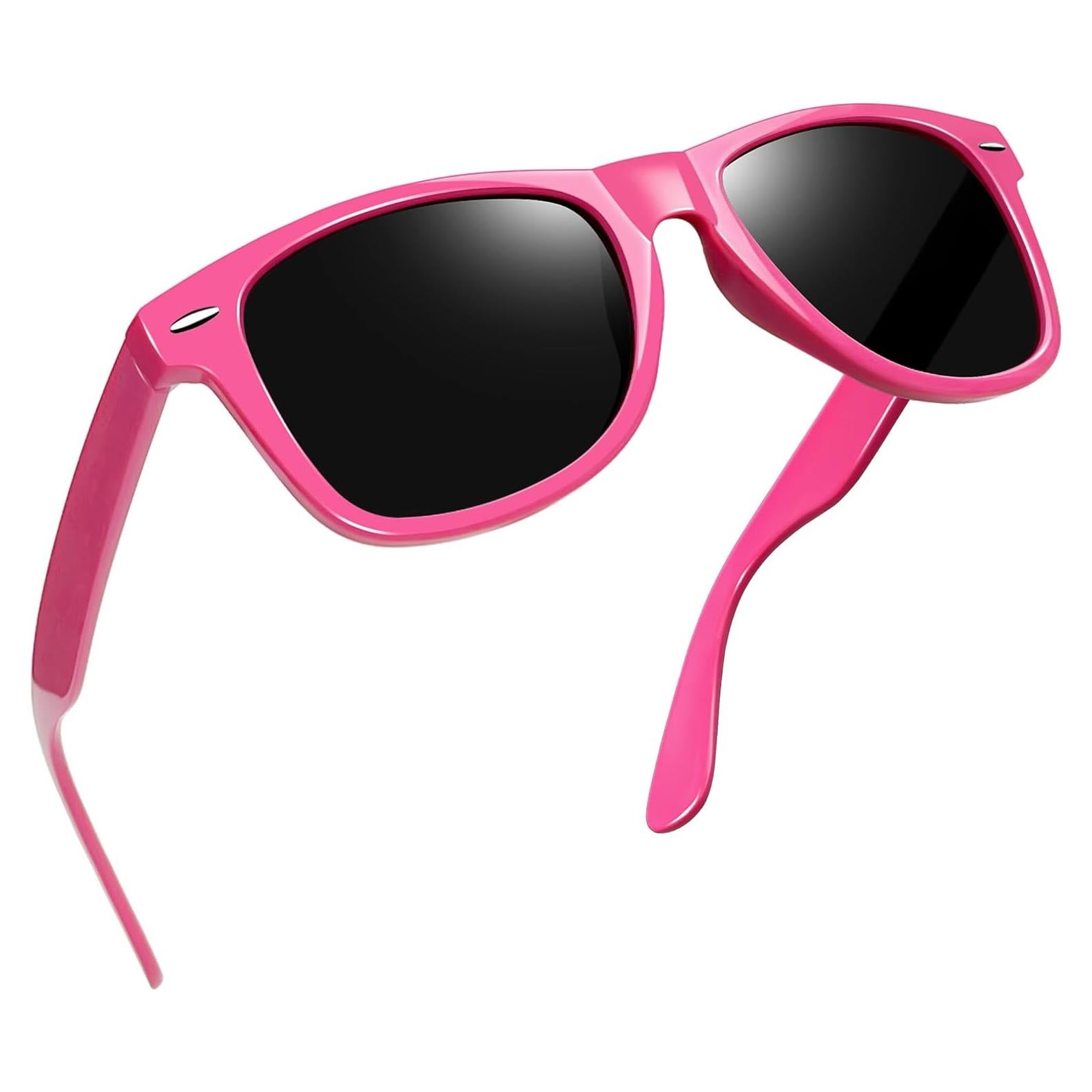 Gafas de sol cuadradas Joopin UV400 polarizadas rosa
