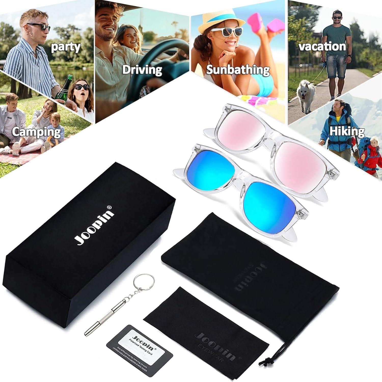 Gafas de sol Joopin cuadradas polarizadas UV400 unisex