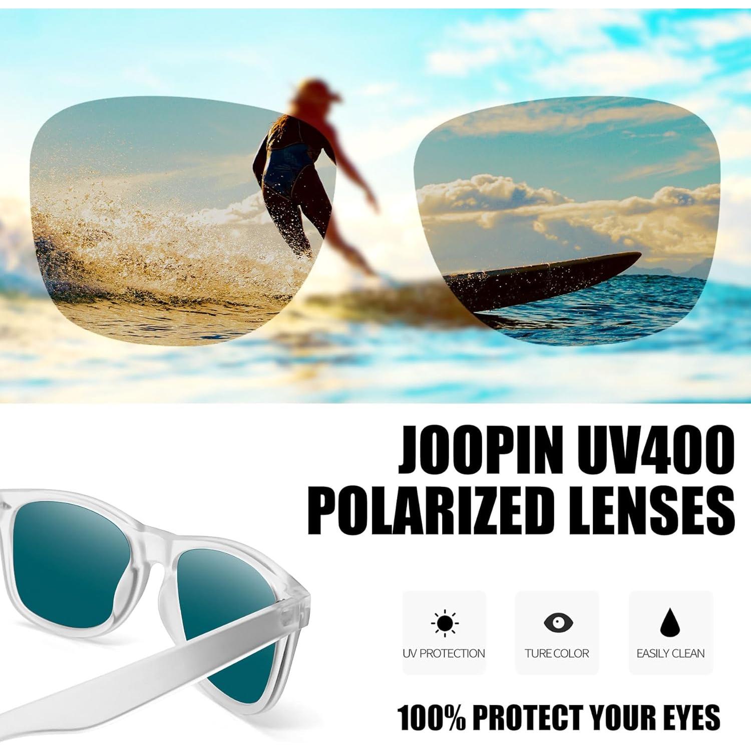 Gafas de sol Joopin cuadradas polarizadas UV400 rojas