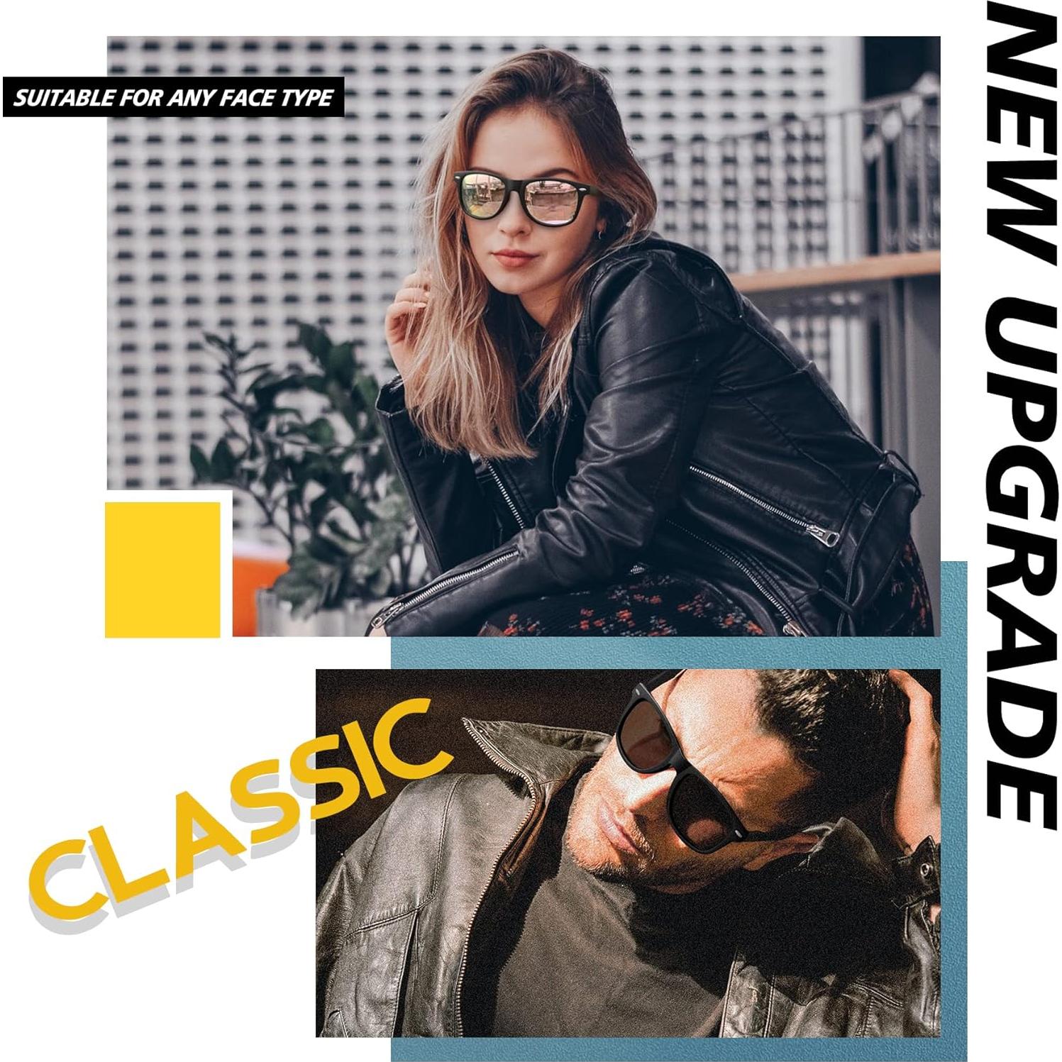 Gafas de sol Joopin cuadradas polarizadas UV400 unisex