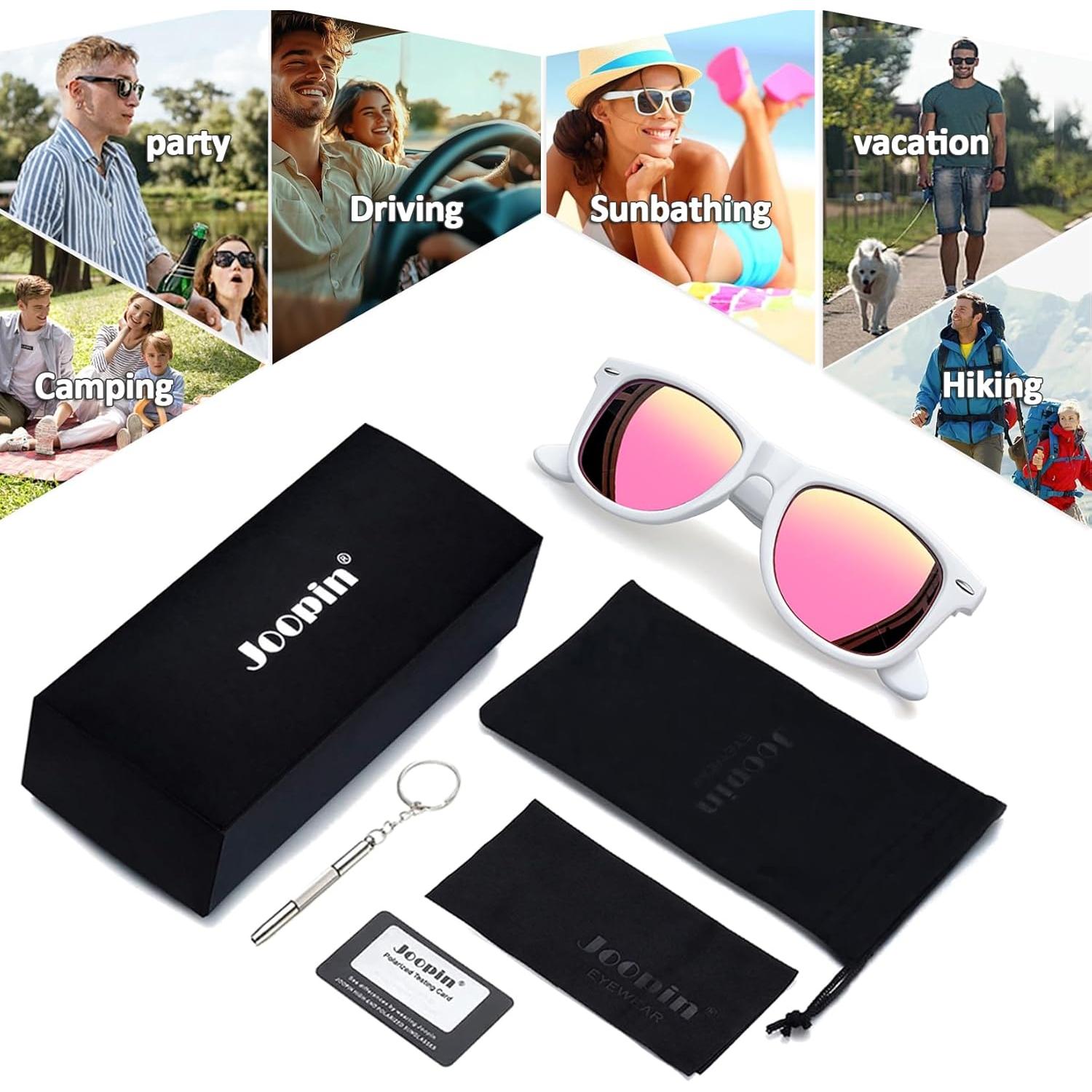 Gafas de sol cuadradas Joopin polarizadas UV400 para todos