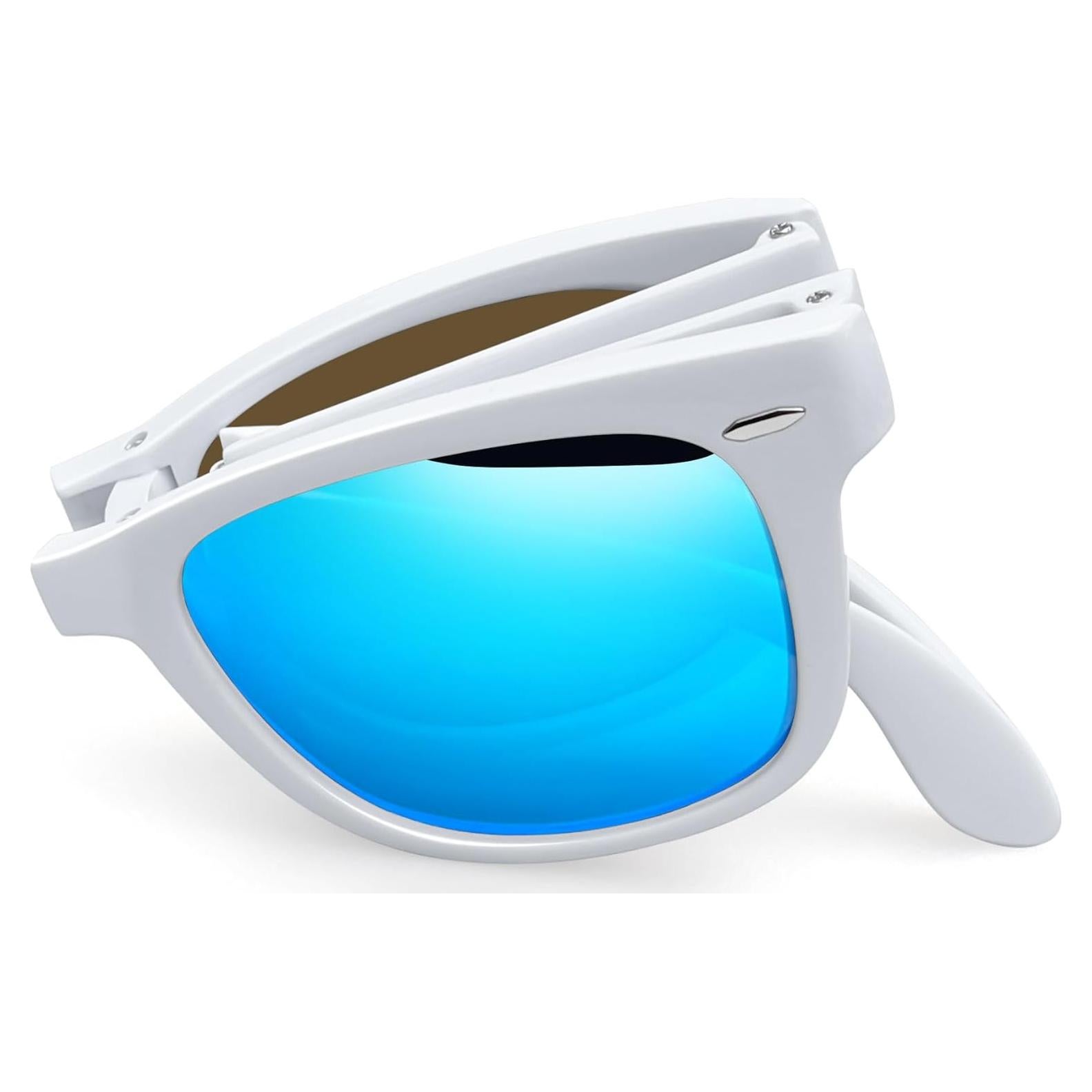Gafas de sol Joopin plegables UV400 polarizadas blancas