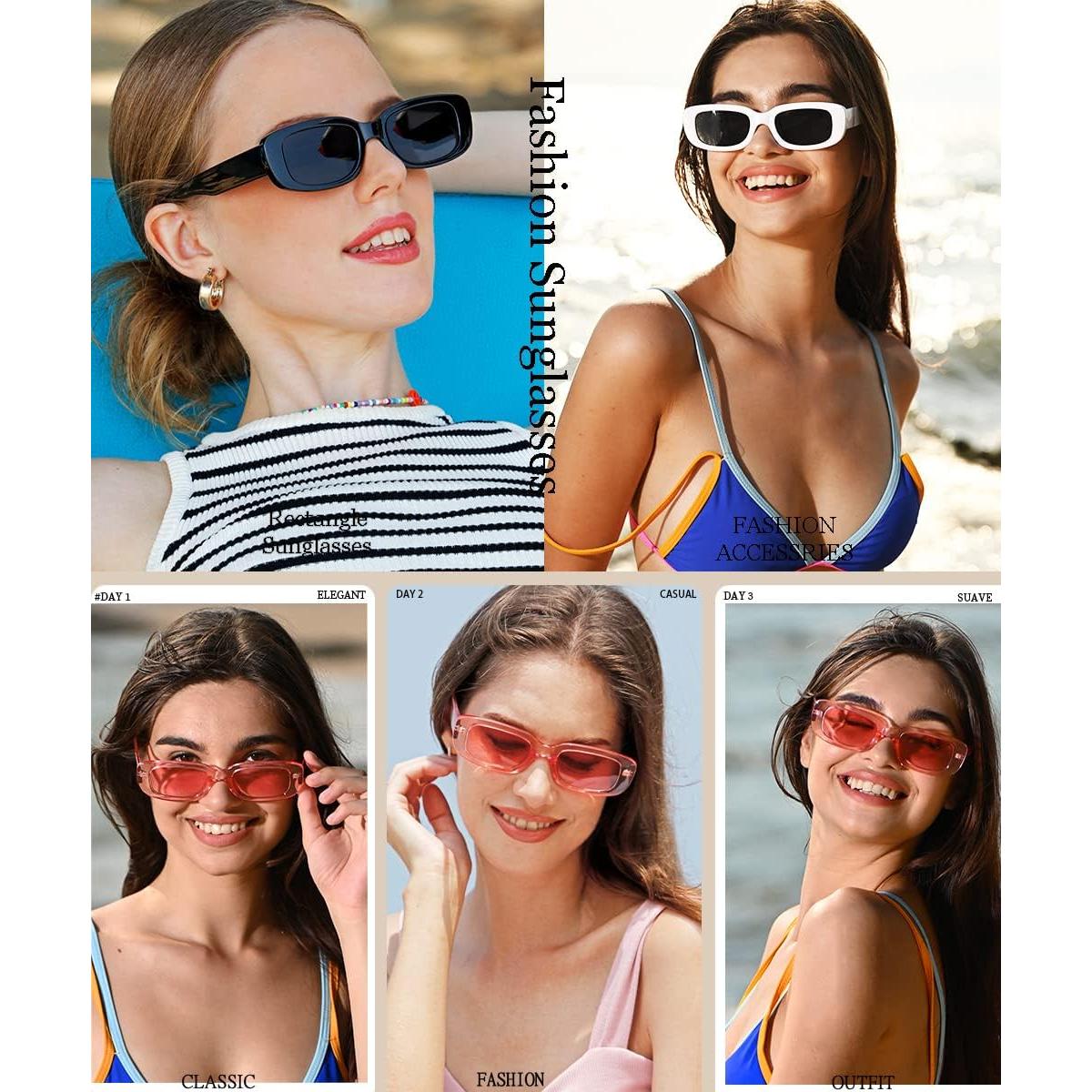 Gafas de sol rectangulares Dollger UV400 para unisex