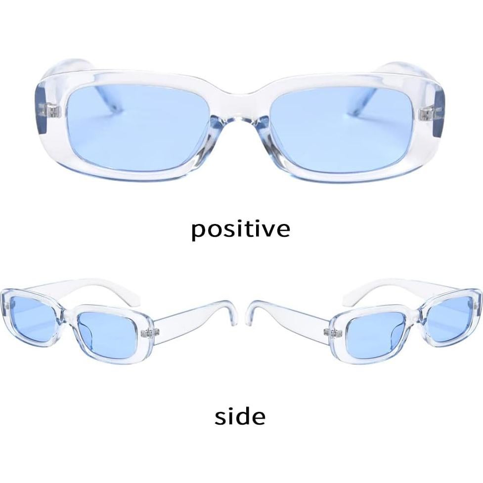 Gafas de sol rectangulares Dollger UV400 para hombres y mujeres