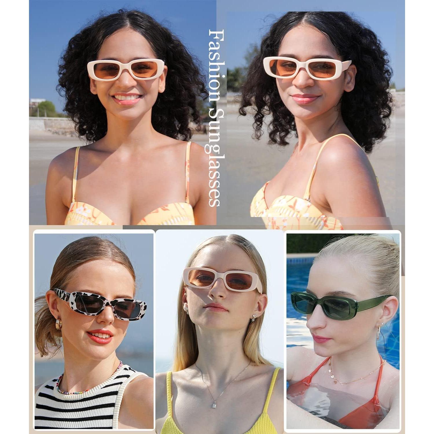 Gafas de sol rectangulares Dollger UV400 para hombres y mujeres