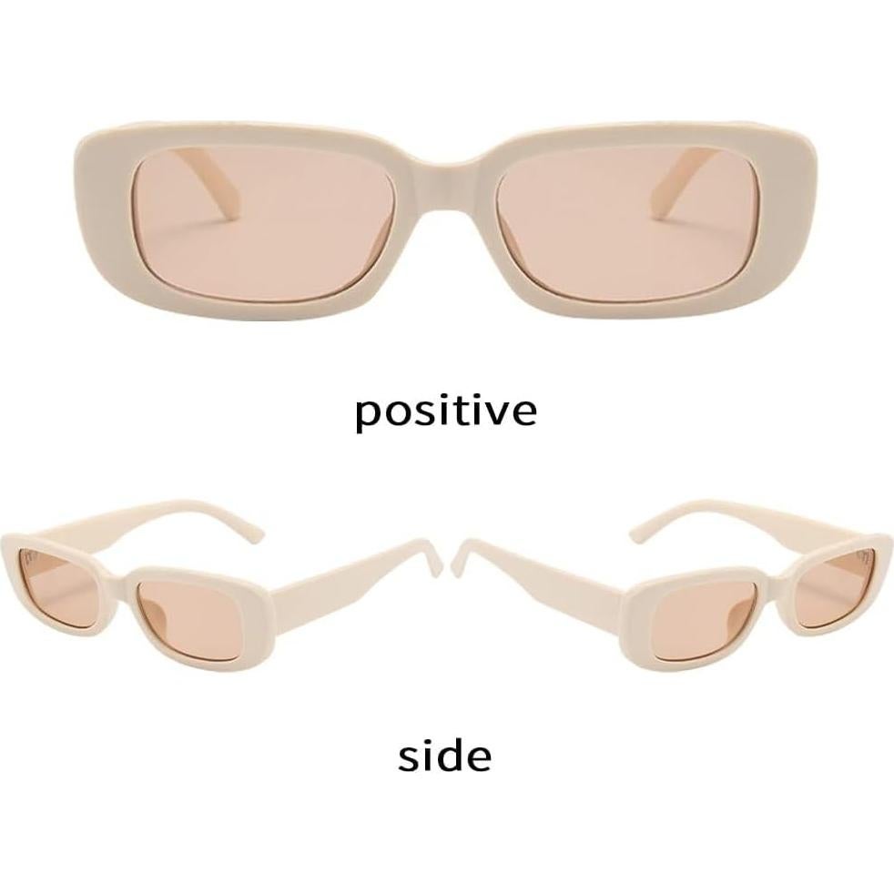 Gafas de sol rectangulares Dollger UV400 para hombres y mujeres