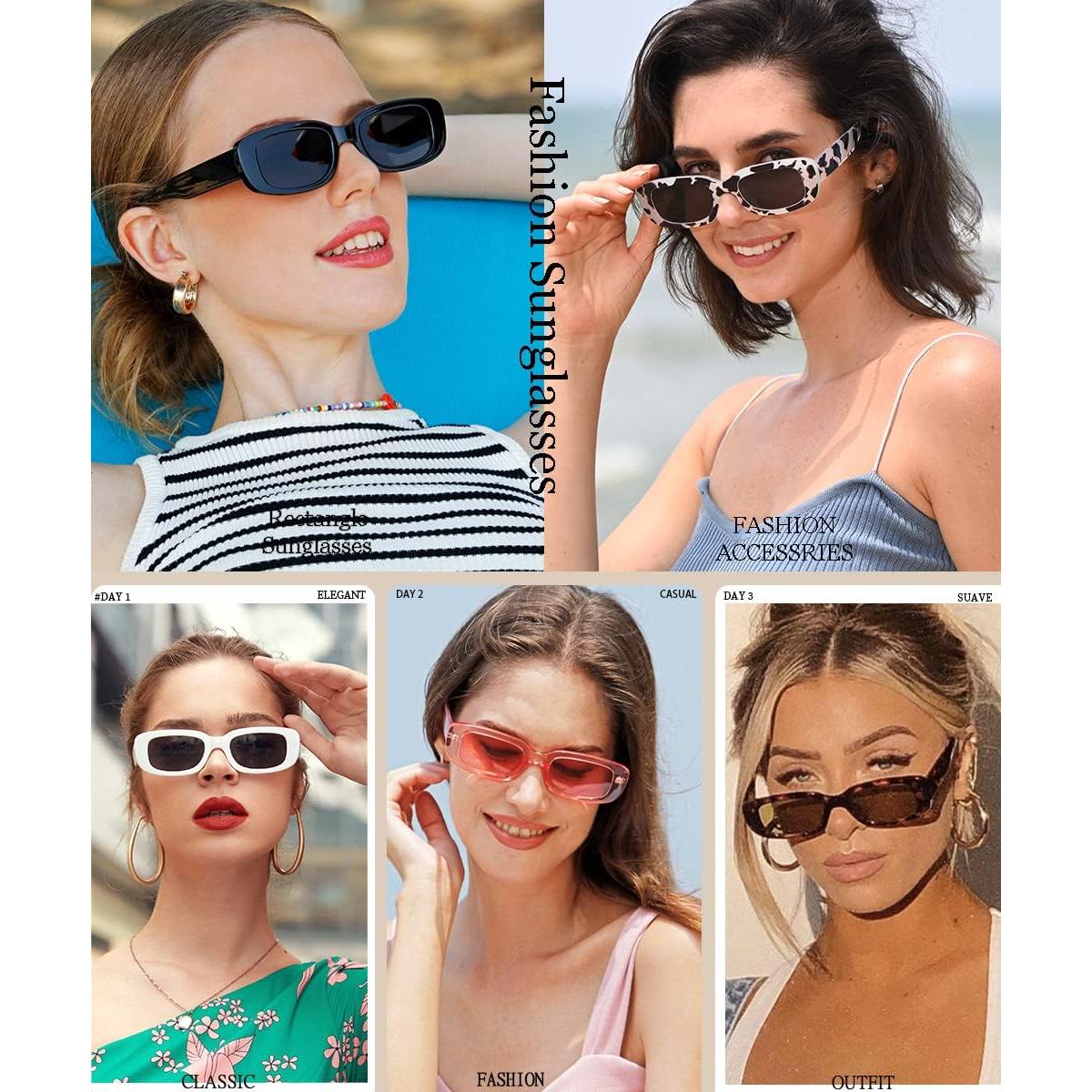 Gafas de sol rectangulares Dollger UV400 para unisex