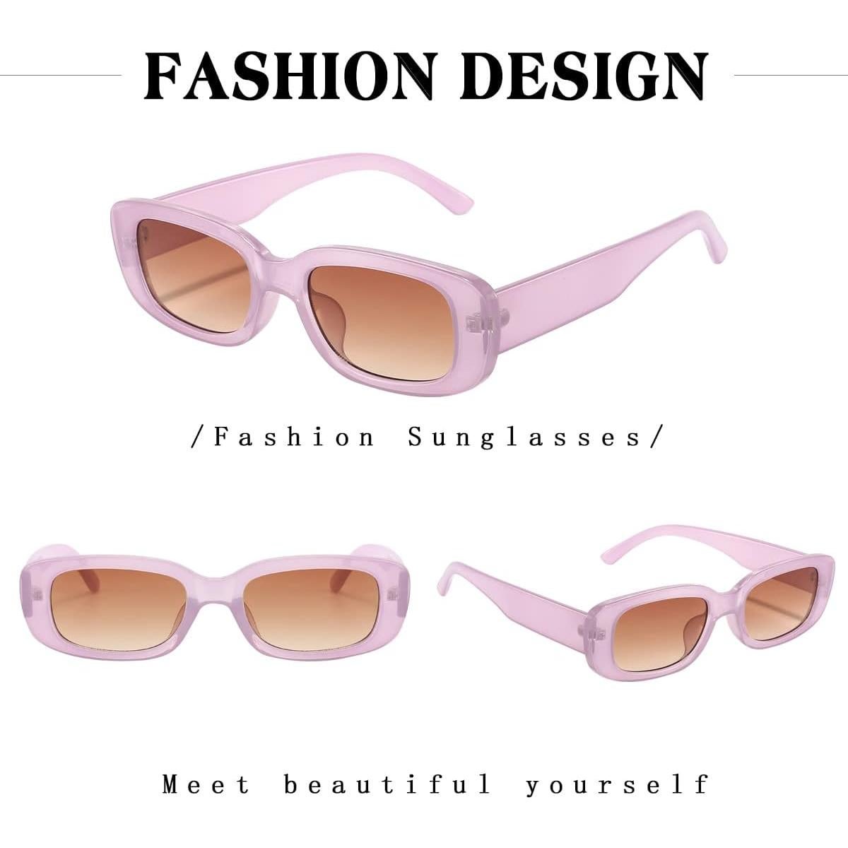 Gafas de sol rectangulares Dollger UV400 para unisex