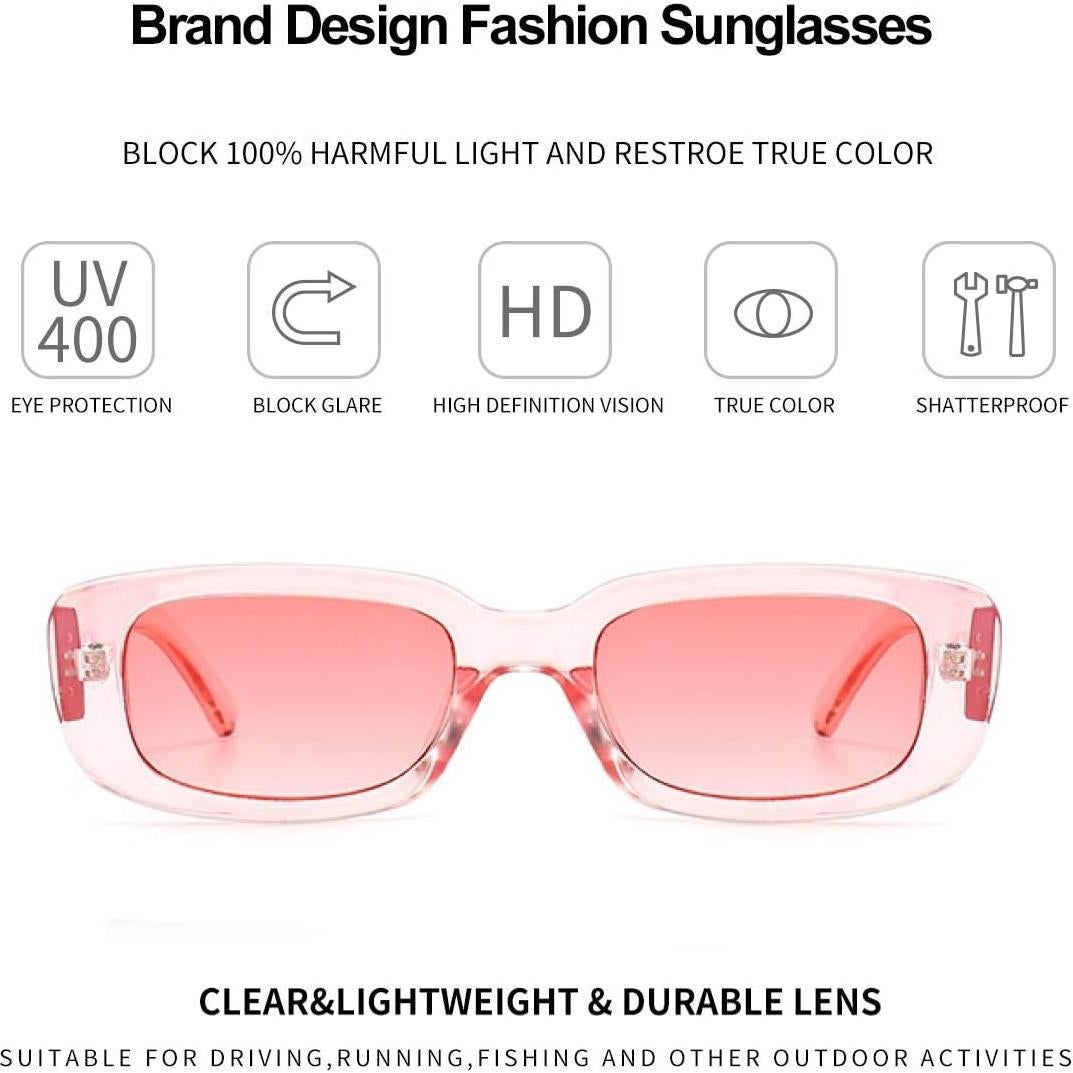 Gafas de sol rectangulares Dollger UV400 para unisex