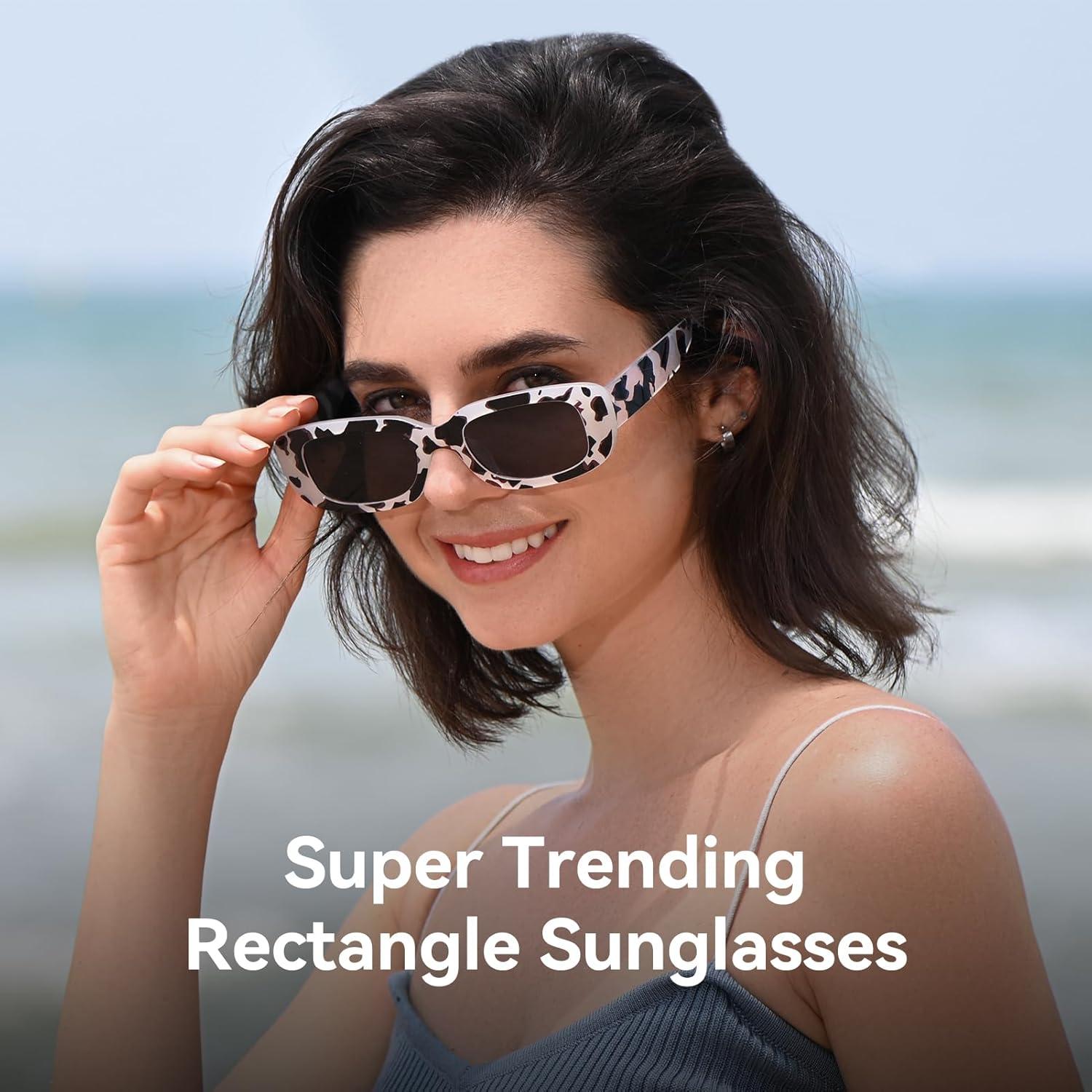 Gafas de sol rectangulares Dollger UV400 para hombres y mujeres