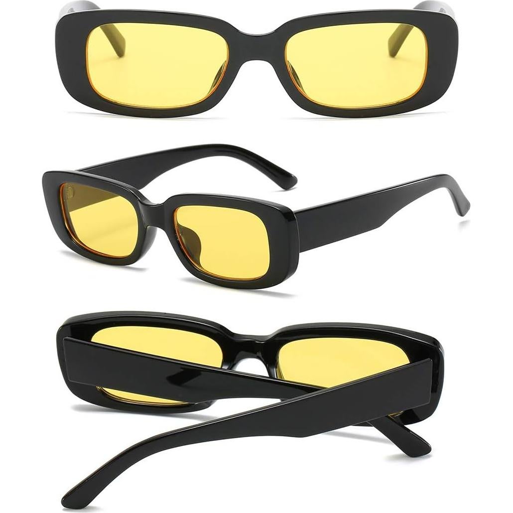Gafas de sol rectangulares Dollger UV400 para hombres y mujeres