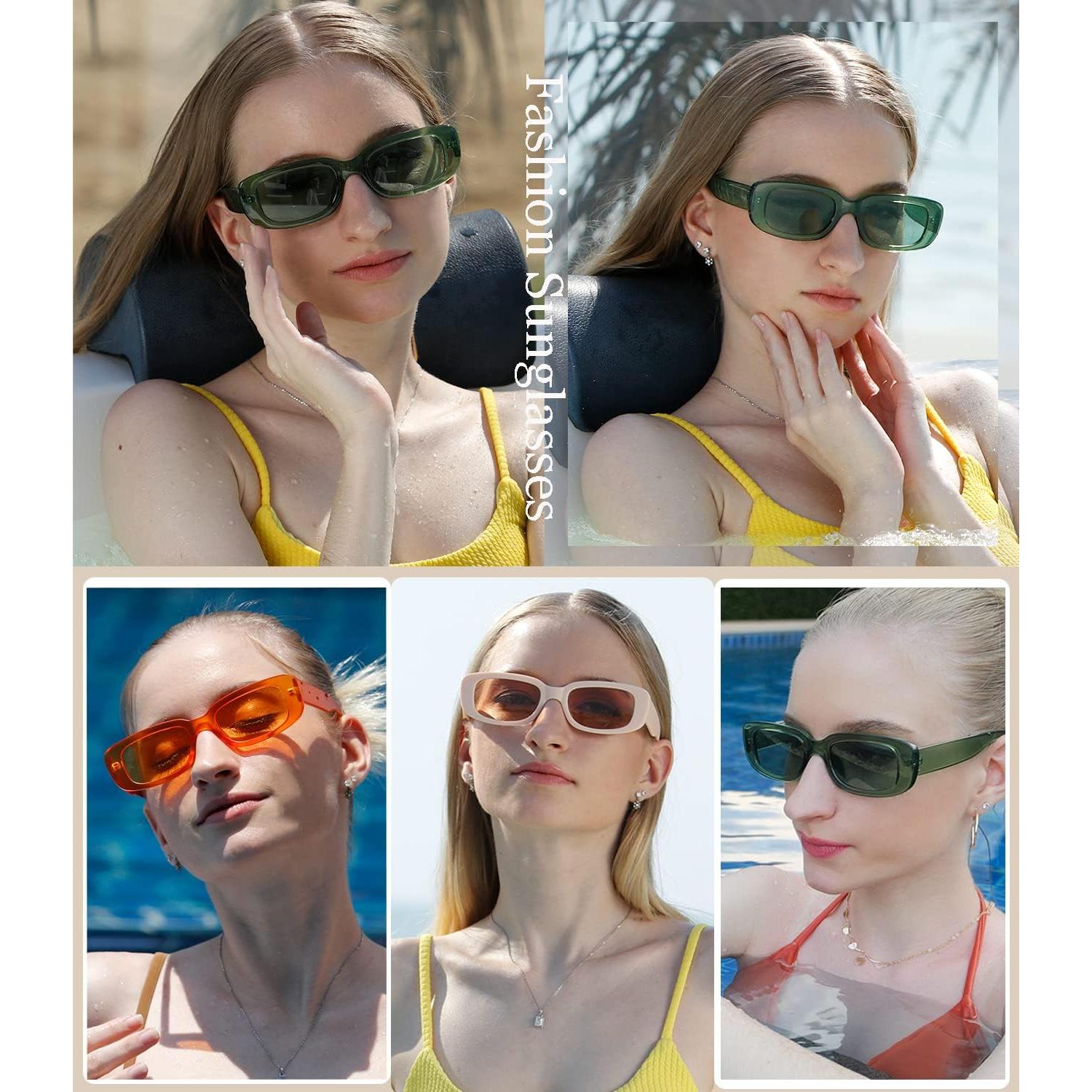 Gafas de sol rectangulares Dollger UV400 para hombres y mujeres