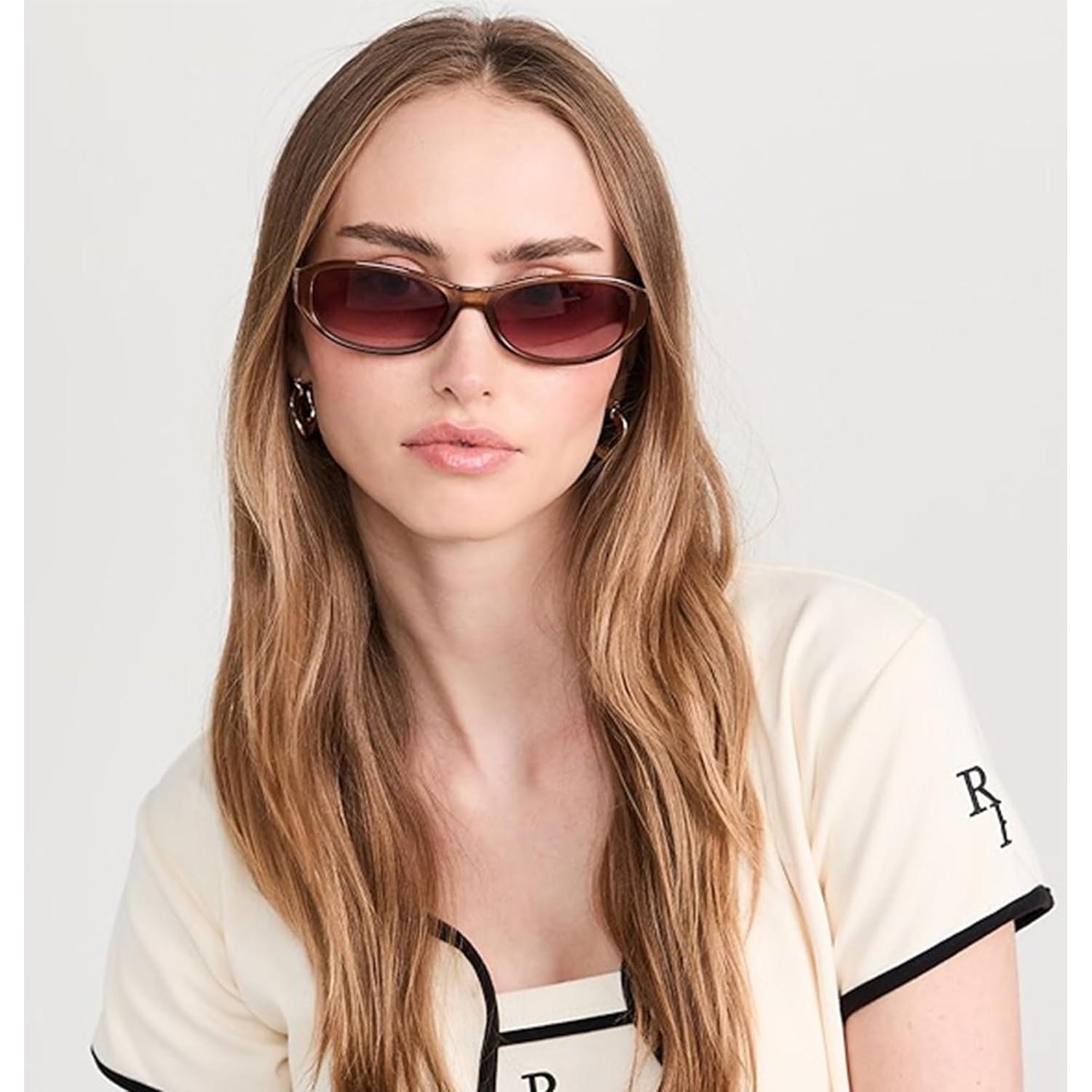 Gafas de sol ovaladas BRMHDY para mujeres, UV400, 2 colores